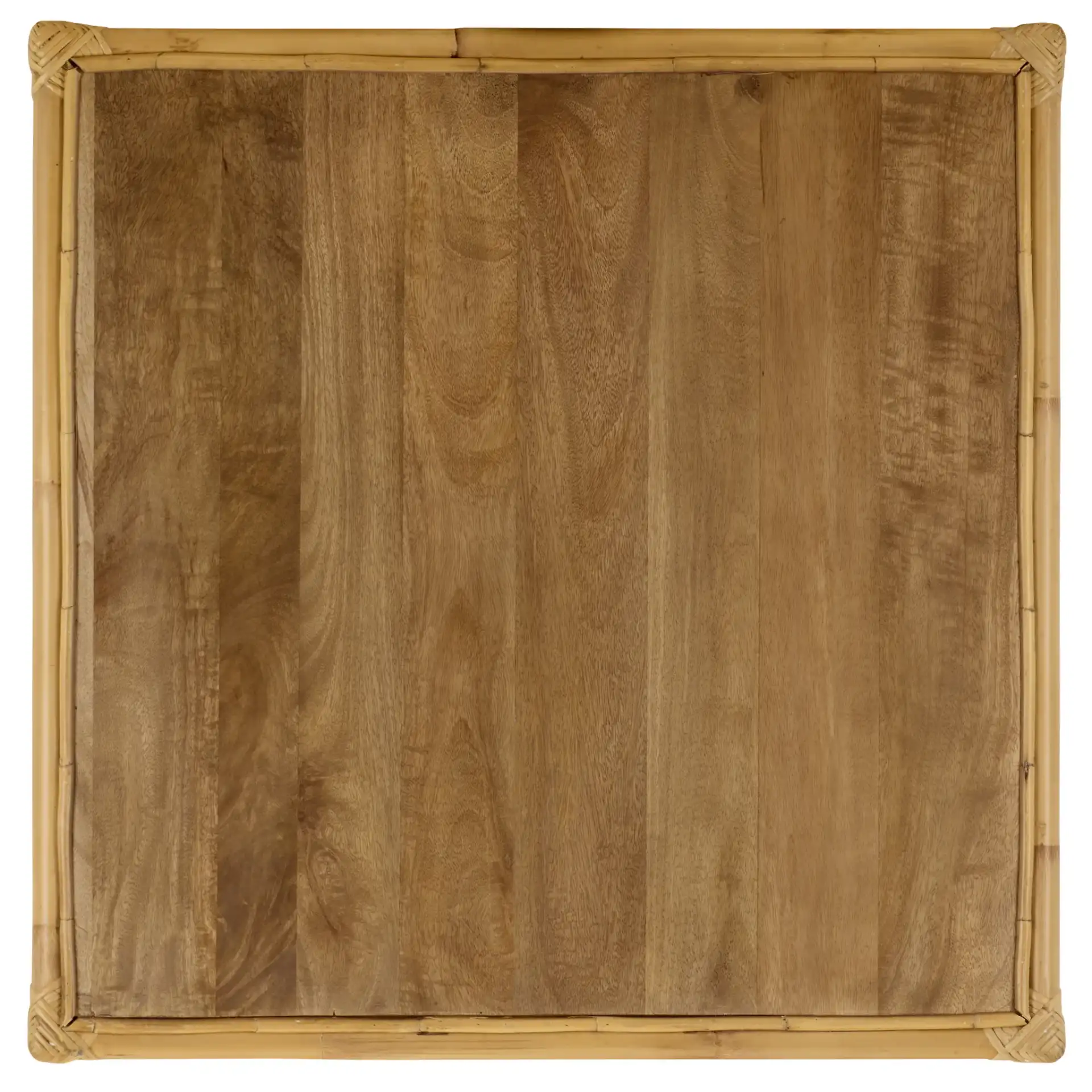 Webster Square Coffee Table in Natural, detail view