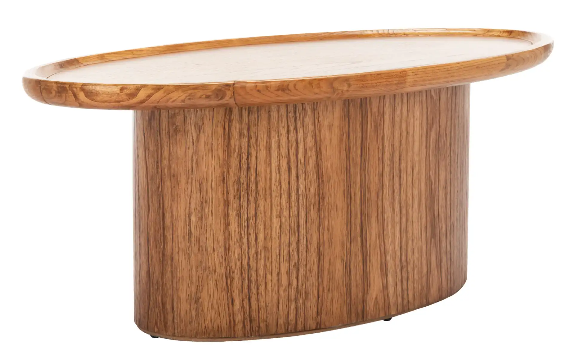 Flyte Oval Coffee Table in Natural, detail view