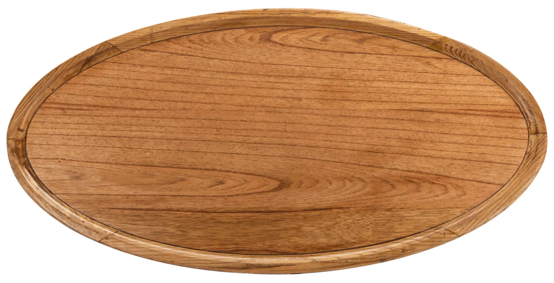 Flyte Oval Coffee Table in Natural, detail view