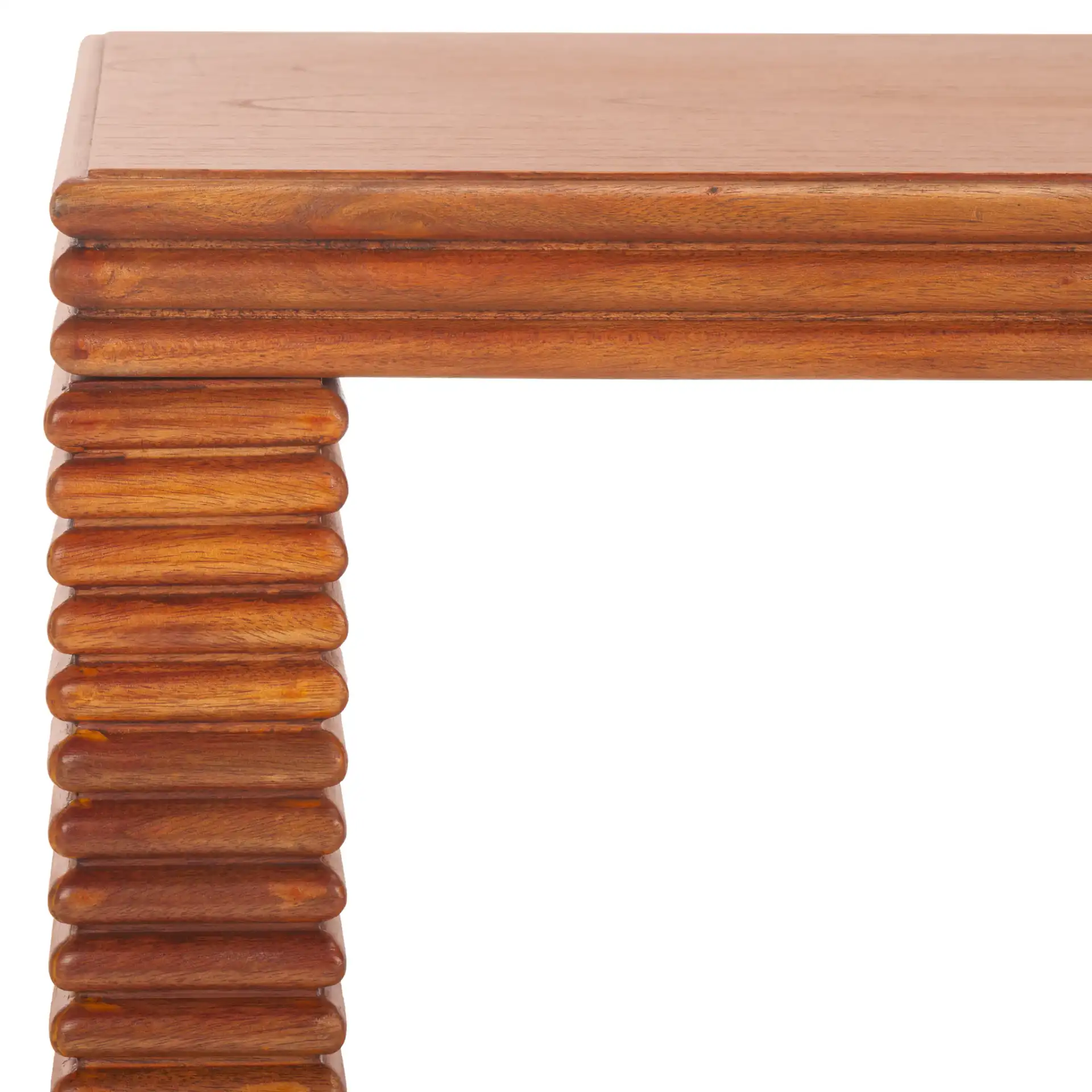 Virginie Coffee Table in Natural in a styled room