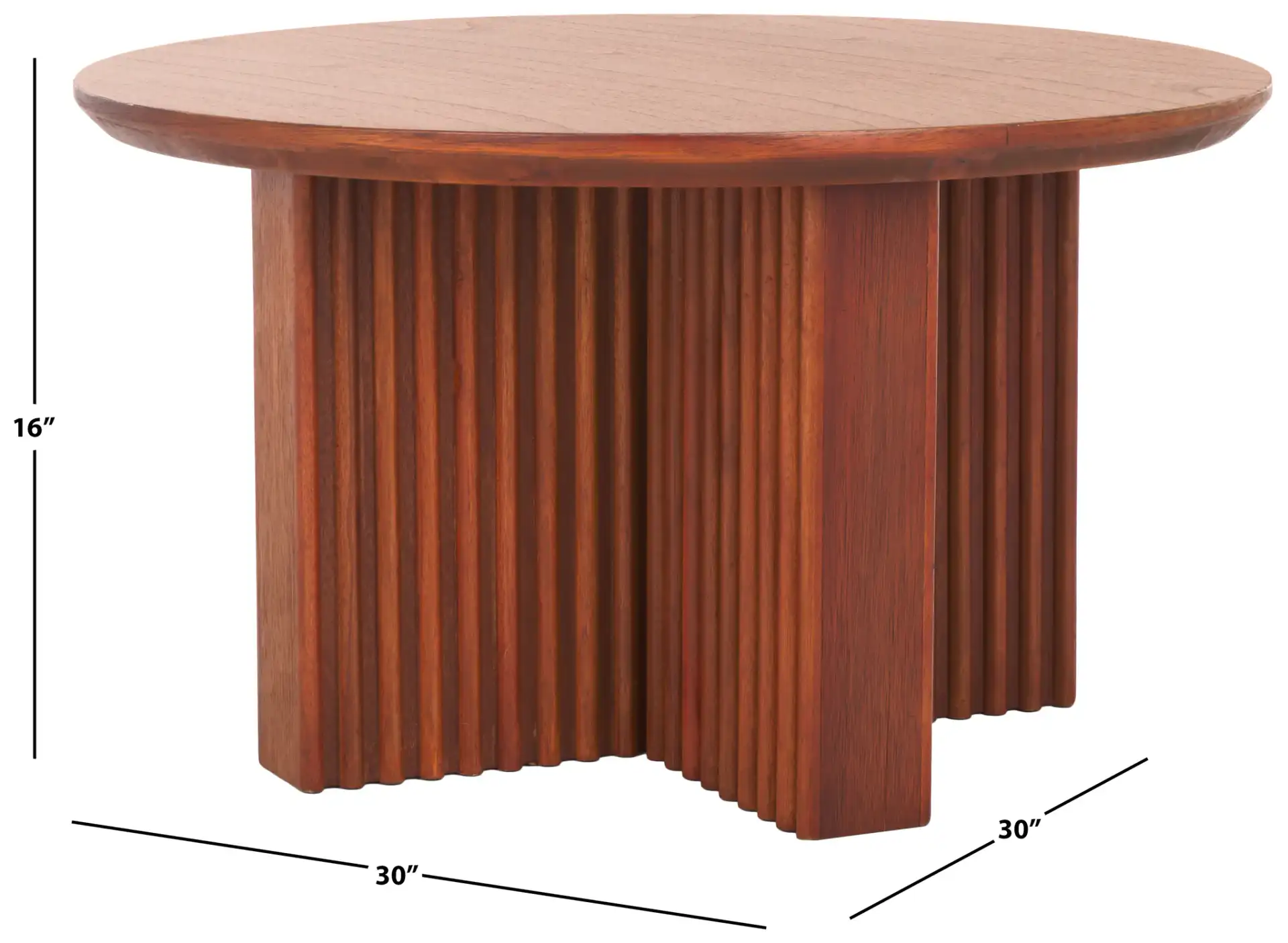 Dominic Coffee Table in Natural, detail view