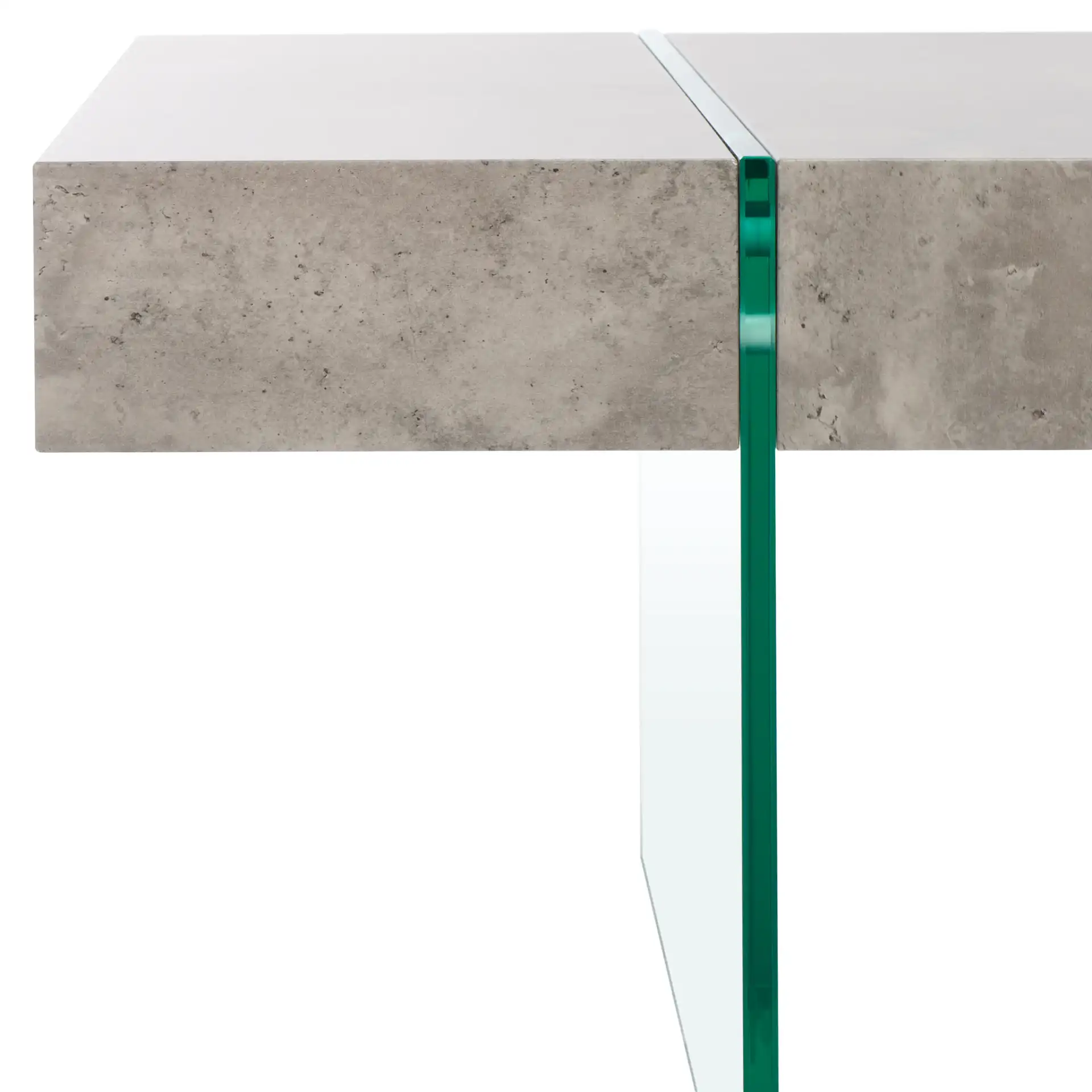 Jacob Coffee Table in Light Concrete in a styled room