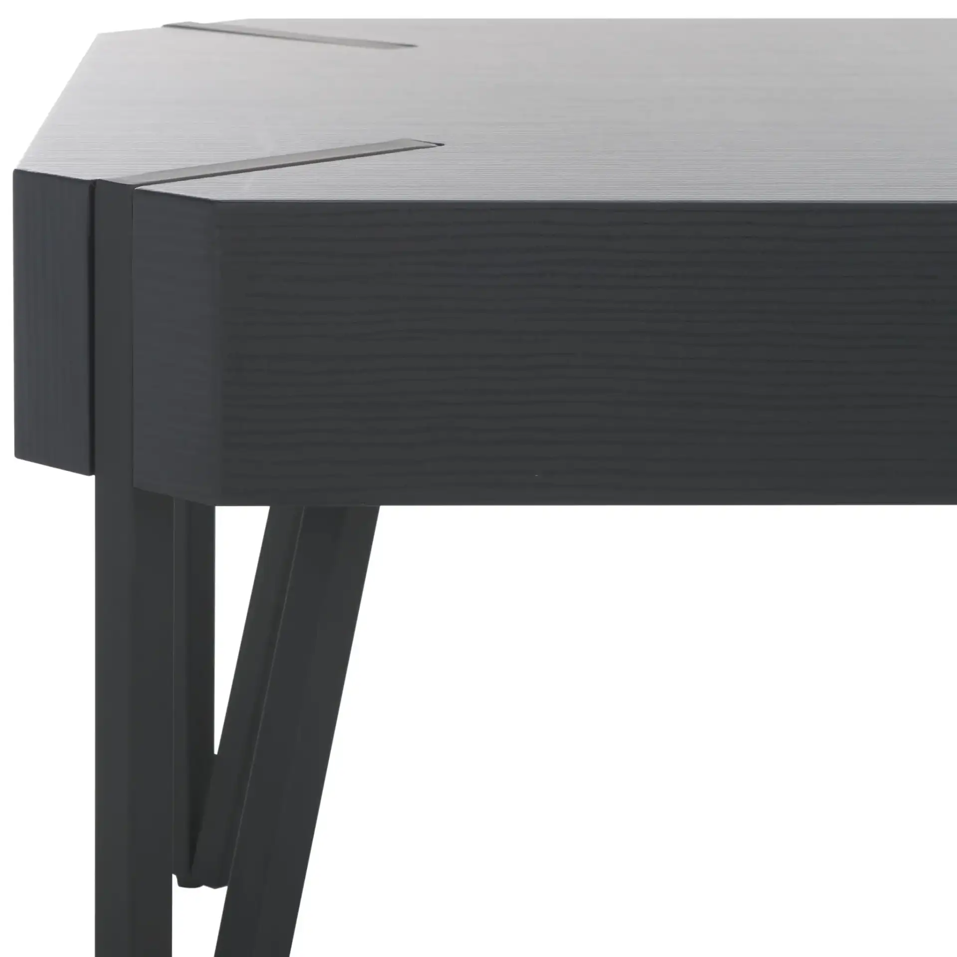 Liann Coffee Table in Black in a styled room