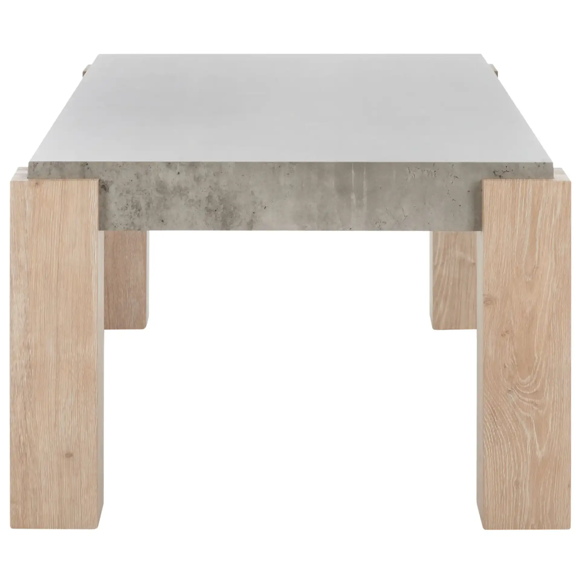 Coromio Coffee Table in Light Gray / Natural, detail view