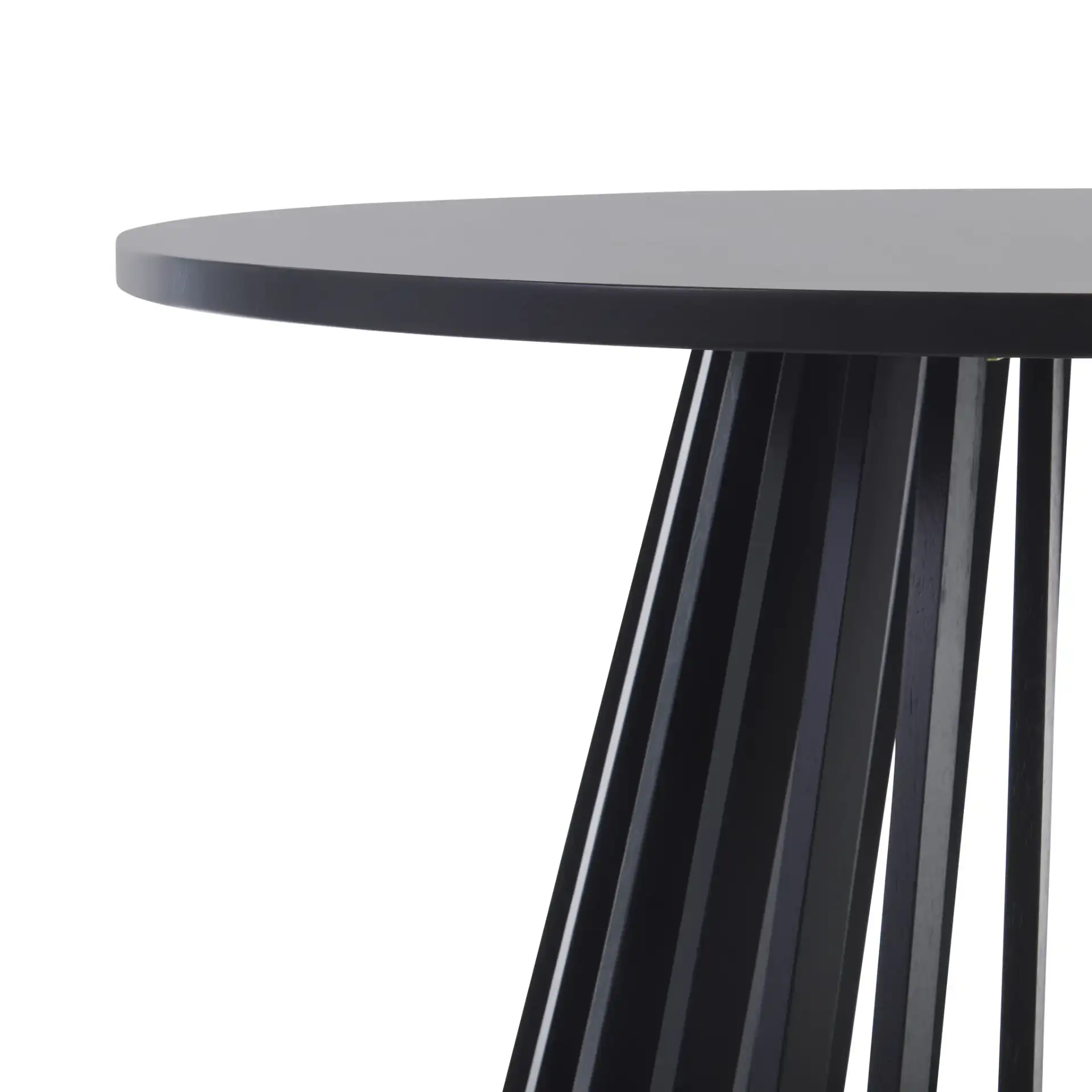Cassio Coffee Table in Black in a styled room