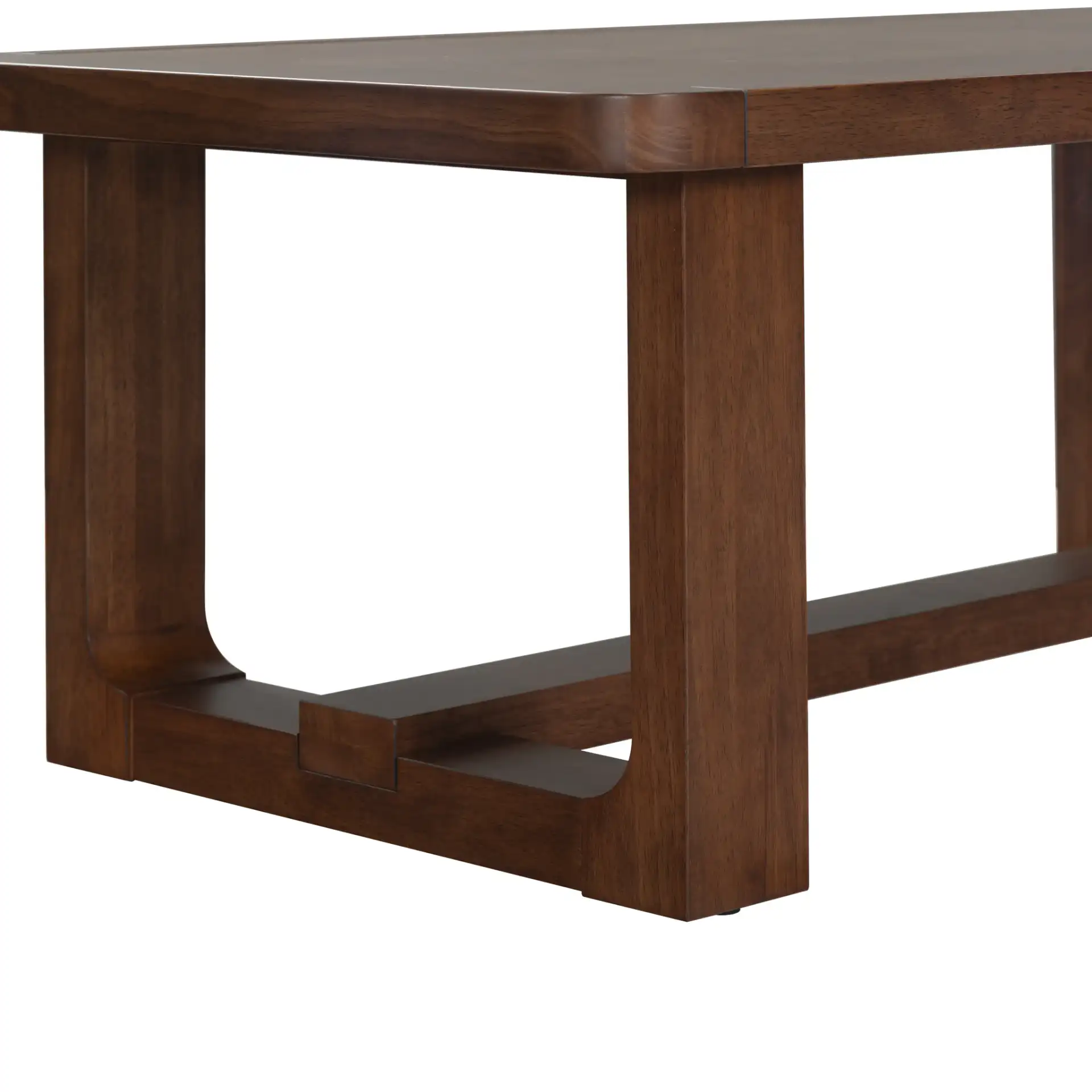 Jaromir Coffee Table in Dark Walnut, detail view