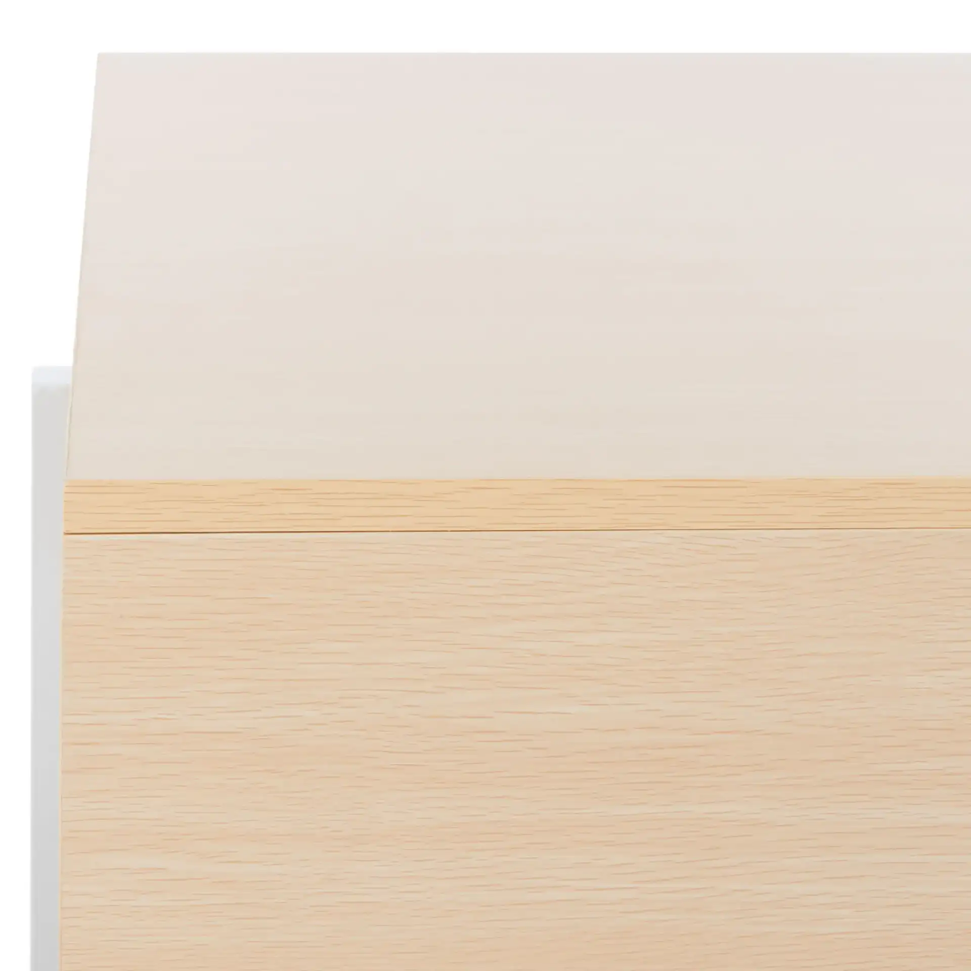 Jaxith Coffee Table in Natural / Silver in a styled room