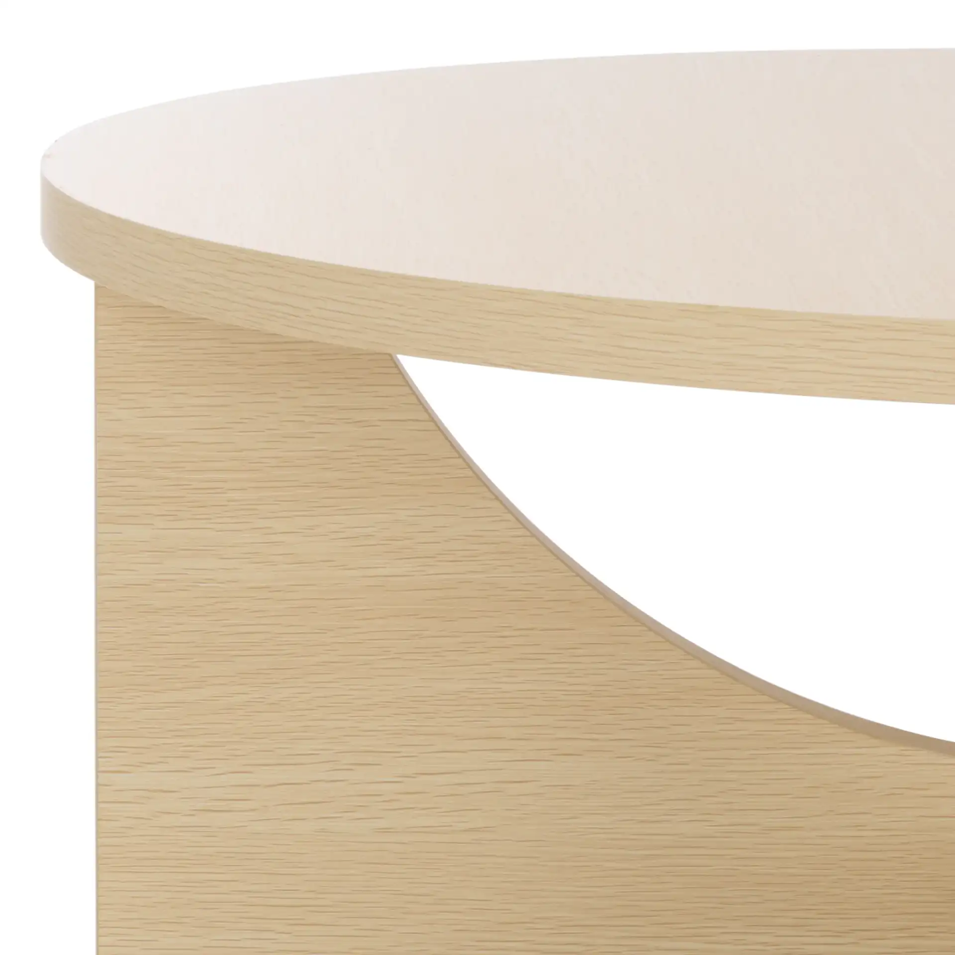Elgin Coffee Table in Sand in a styled room