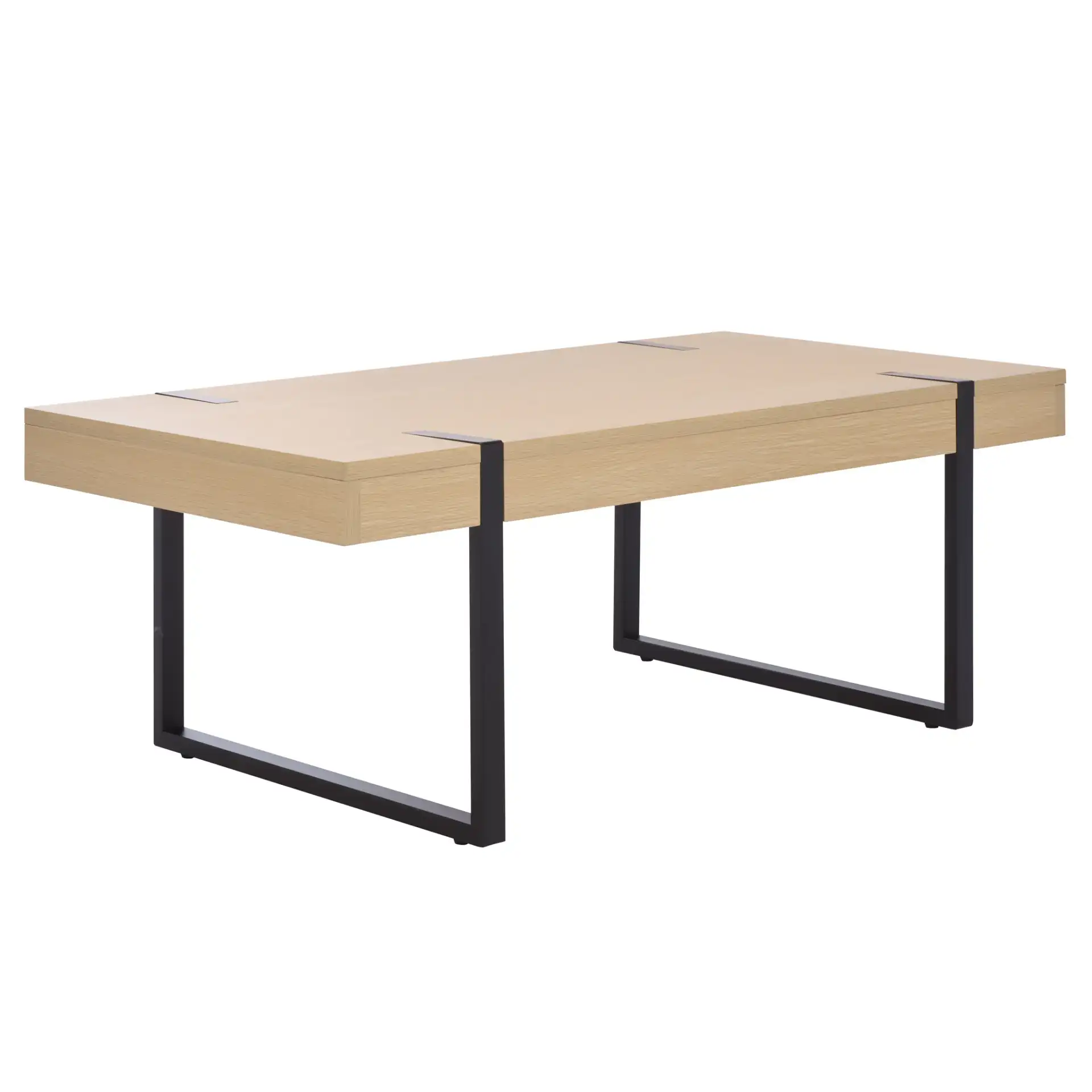 Klausner Coffee Table in Sand / Black, detail view