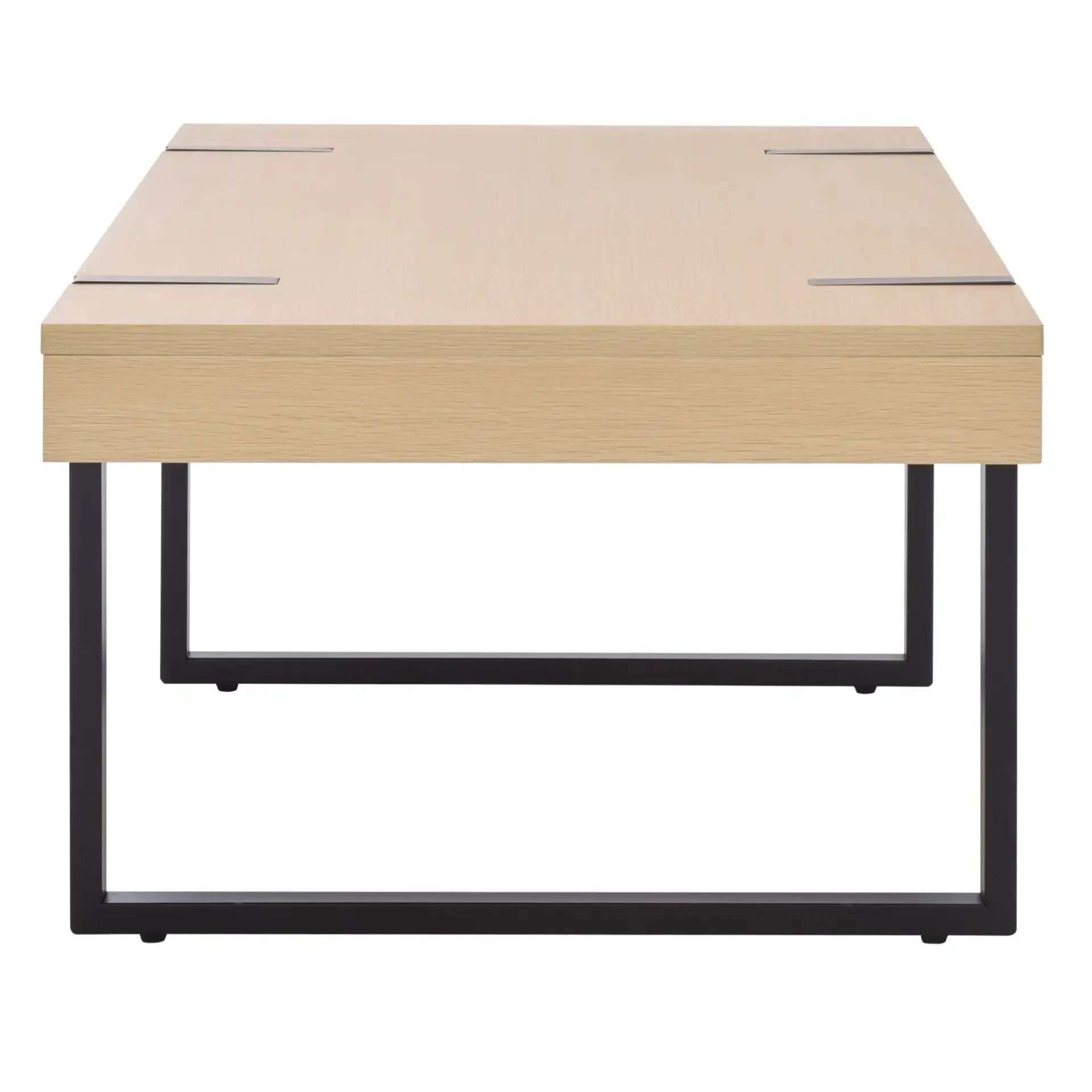 Klausner Coffee Table in Sand / Black, detail view