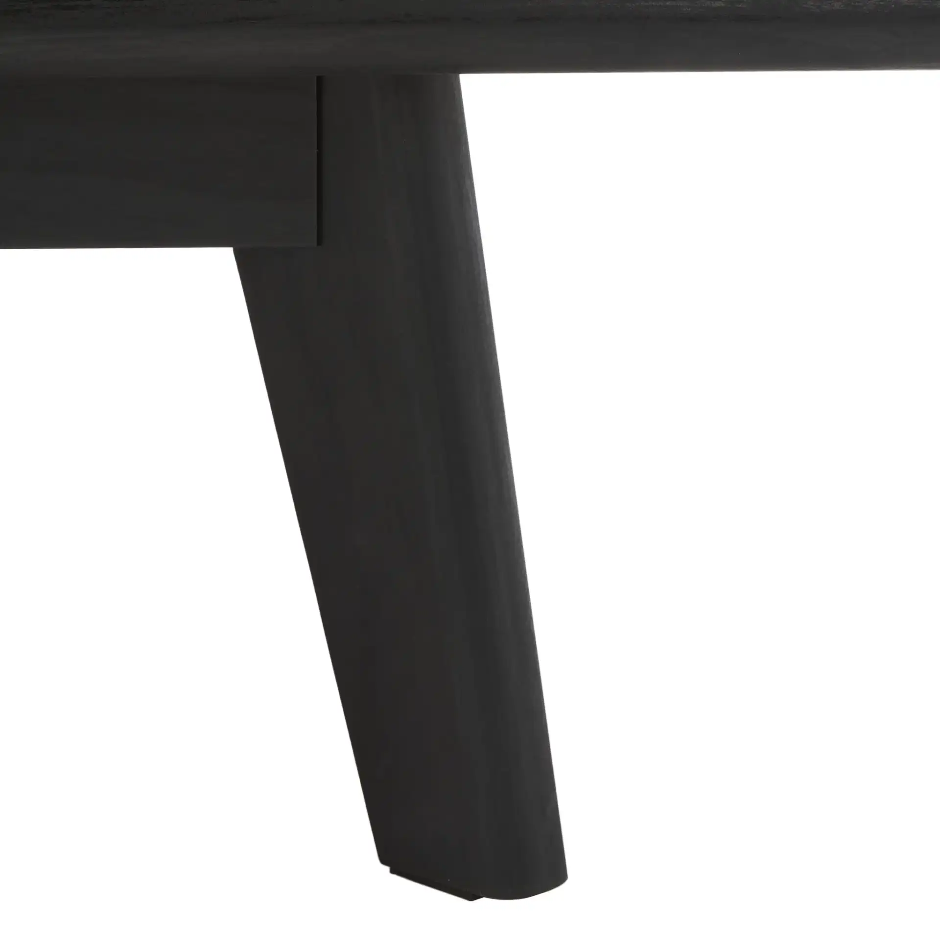 Rori Two-Door Coffee Table in Black, detail view