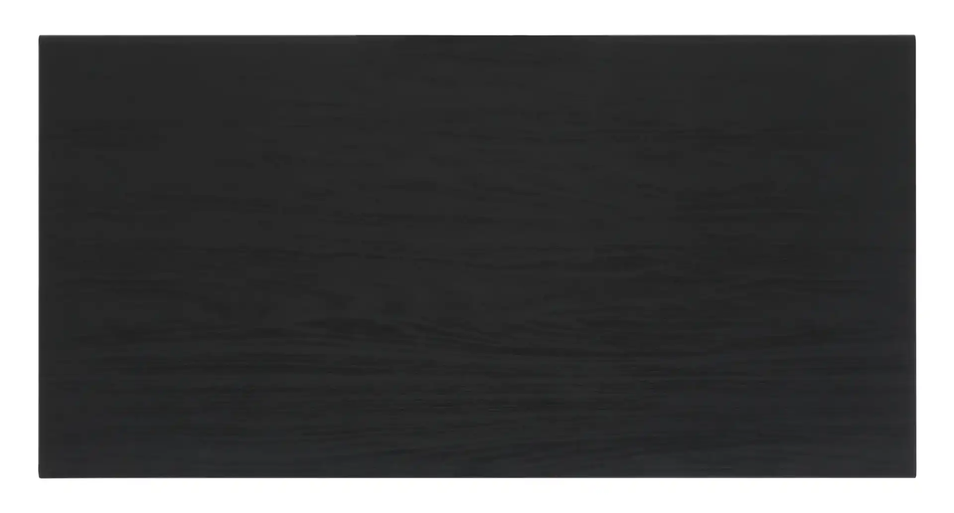 Rori Two-Door Coffee Table in Black, detail view