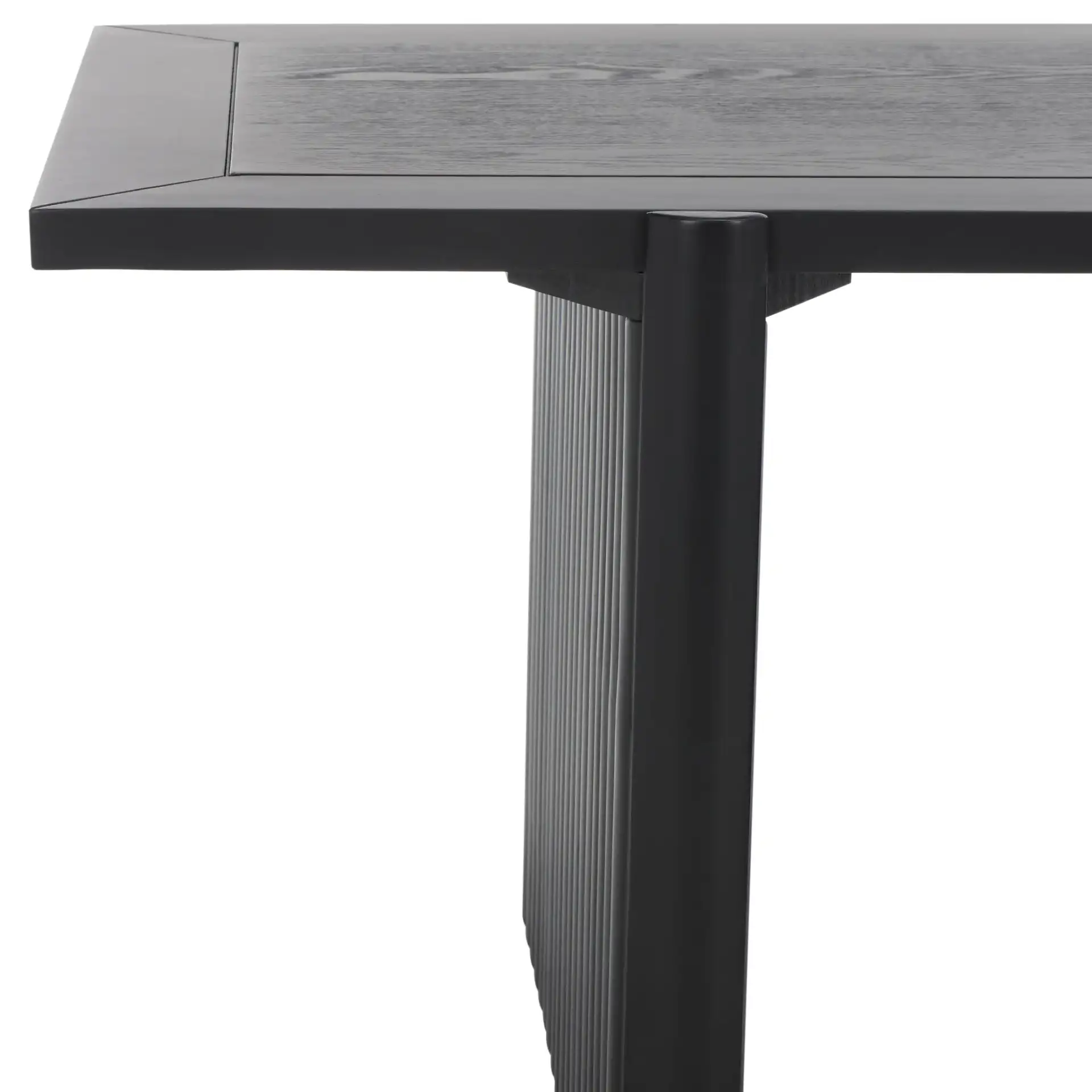 Buckley Rectangle Coffee Table in Black in a styled room