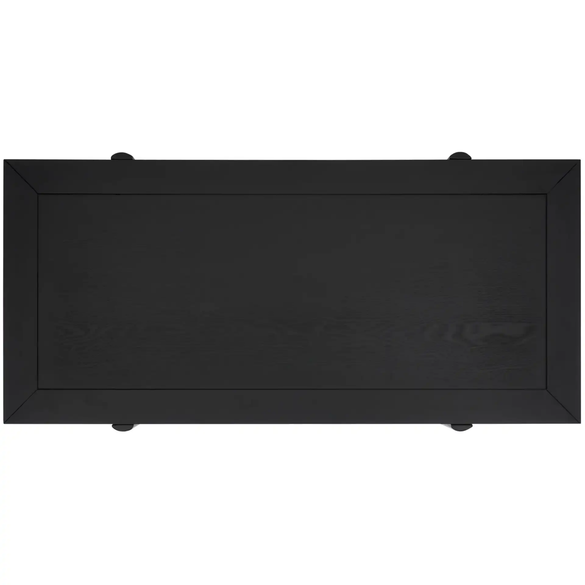 Buckley Rectangle Coffee Table in Black, detail view