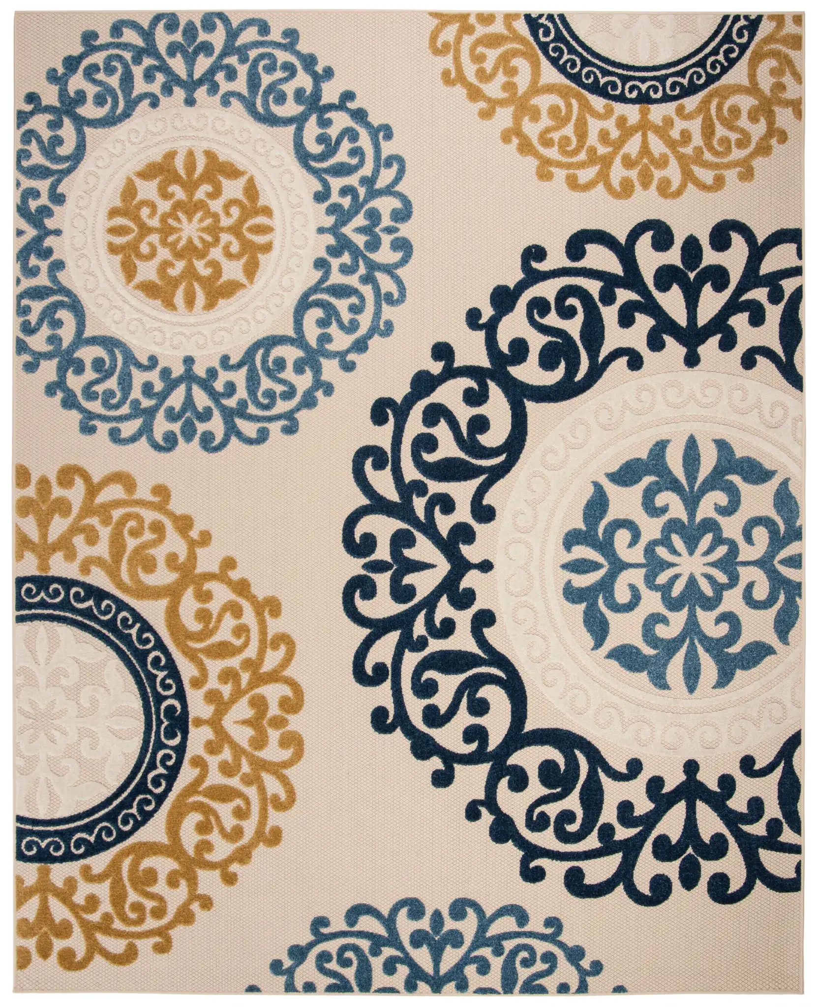 Cream / Blue