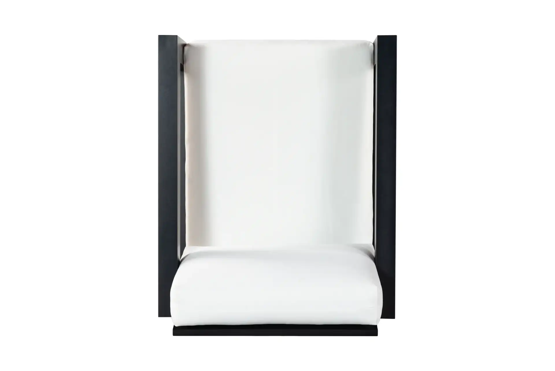 Montford Armchair in Black / White, detail view
