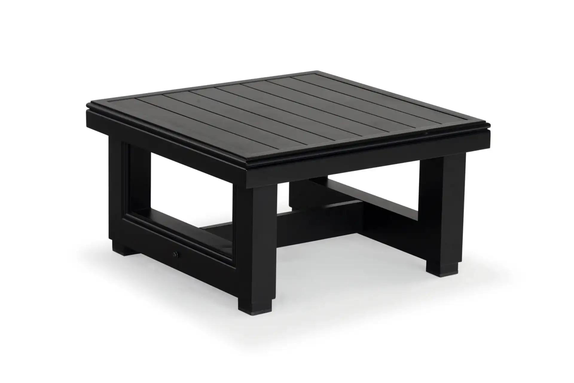 Montford End Table in Black, detail view