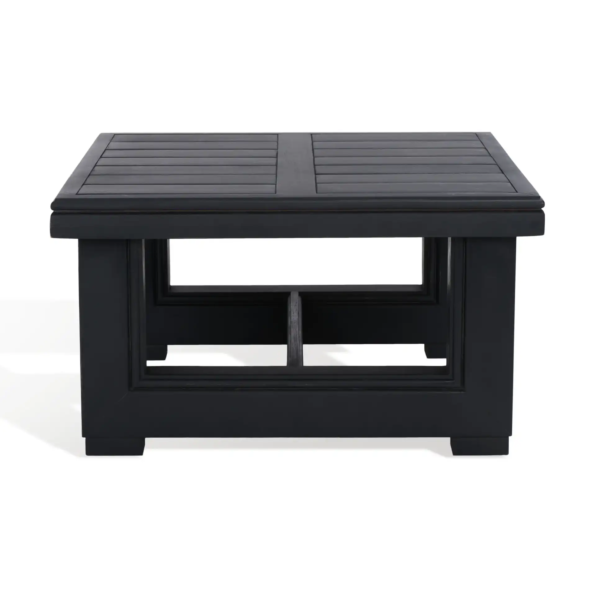 Montford End Table in Black, detail view
