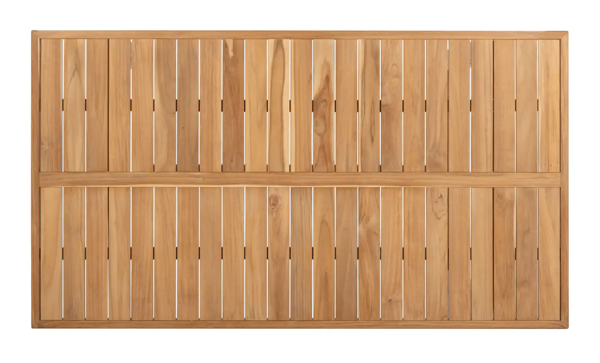 Montford Teak Dining Table in Natural Teak, detail view