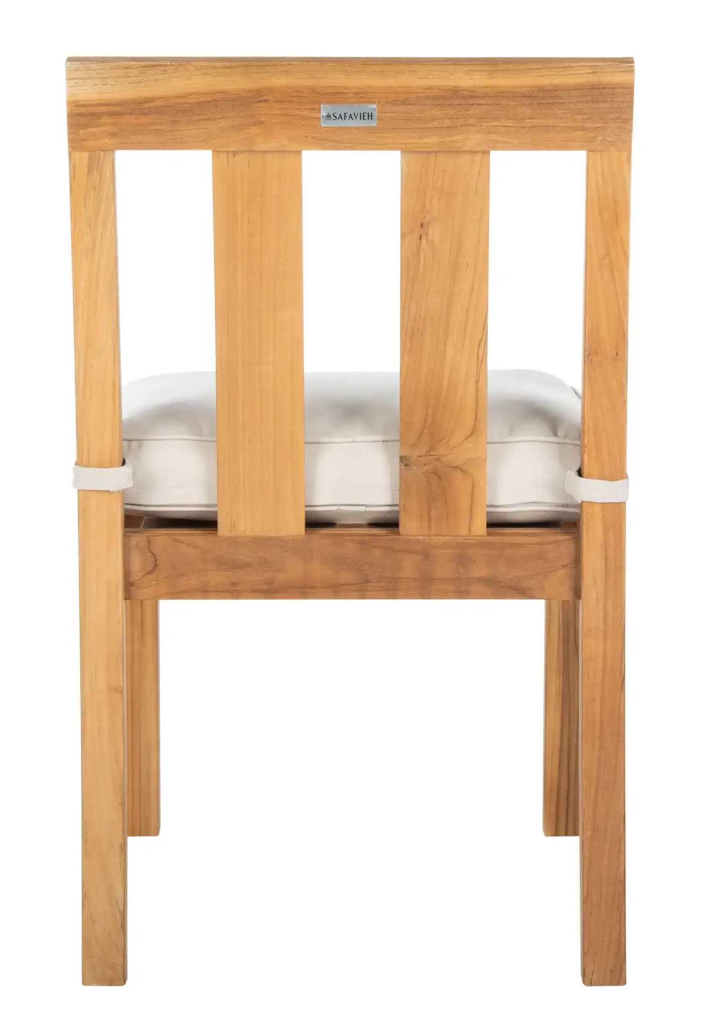 Montford Teak Dining Chair (Set of 2) in Natural, detail view