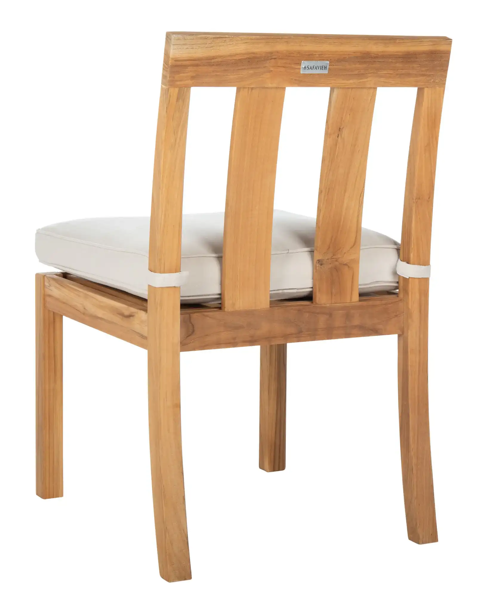Montford Teak Dining Chair (Set of 2) in Natural, detail view