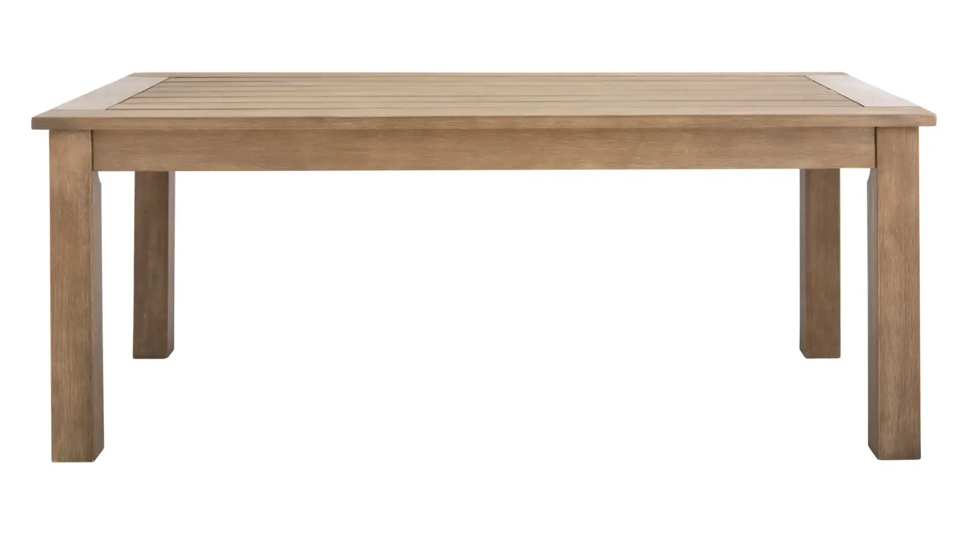 Santa Cruz Patio Coffee Table in Natural, detail view