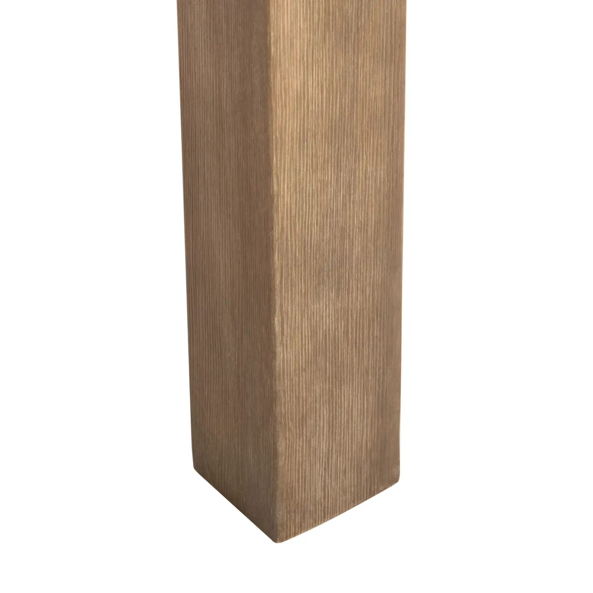Santa Cruz Patio Coffee Table in Natural in a styled room