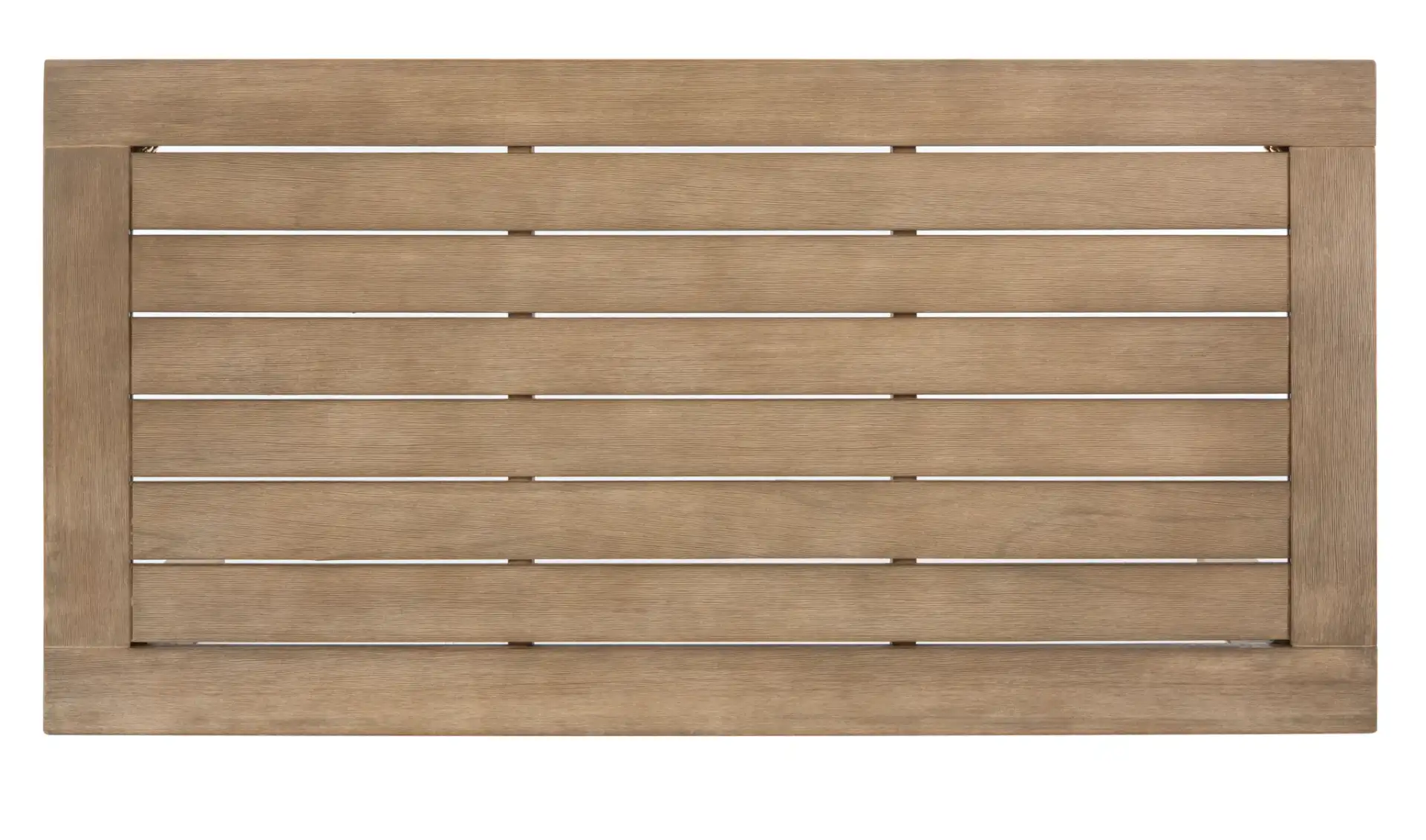Santa Cruz Patio Coffee Table in Natural, detail view