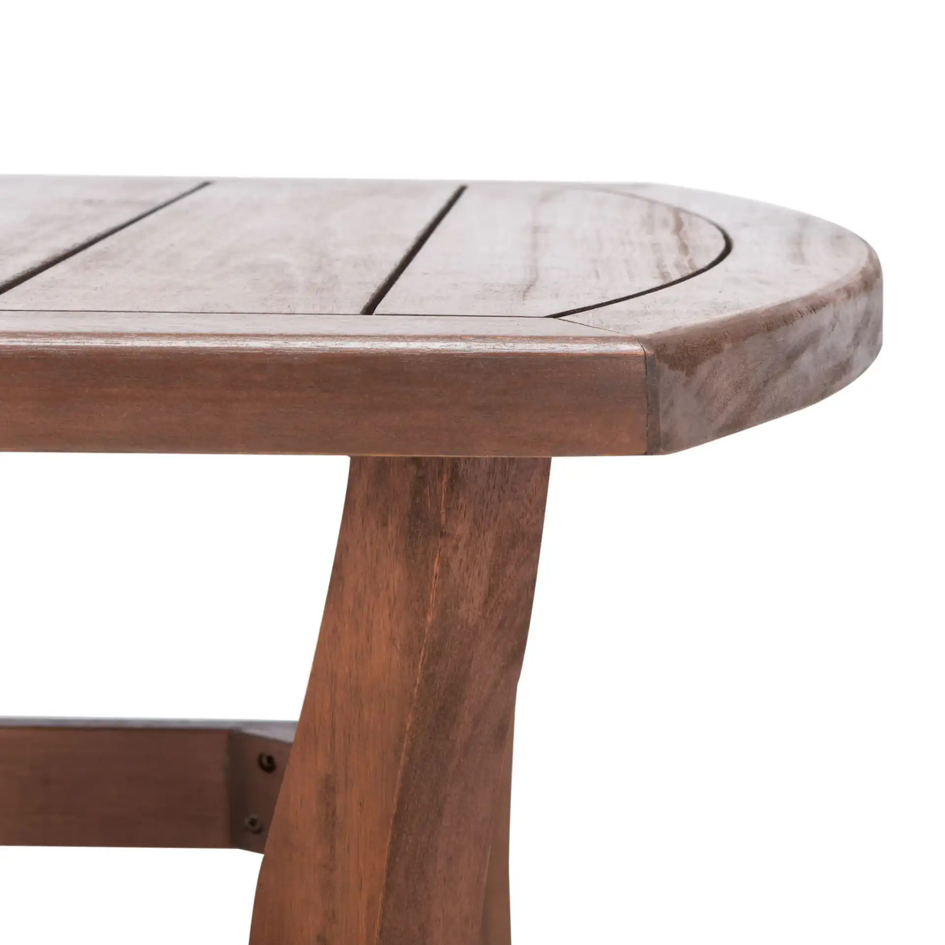 Payden Outdoor Coffee Table in Natural in a styled room