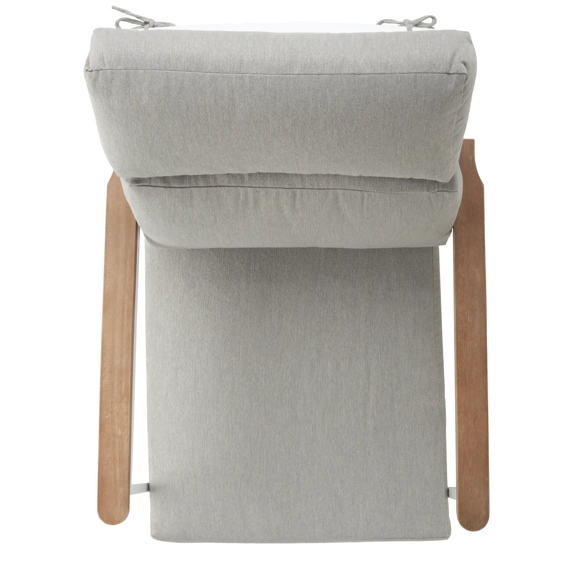 Brutus Rocking Chair in White / Light Gray, detail view