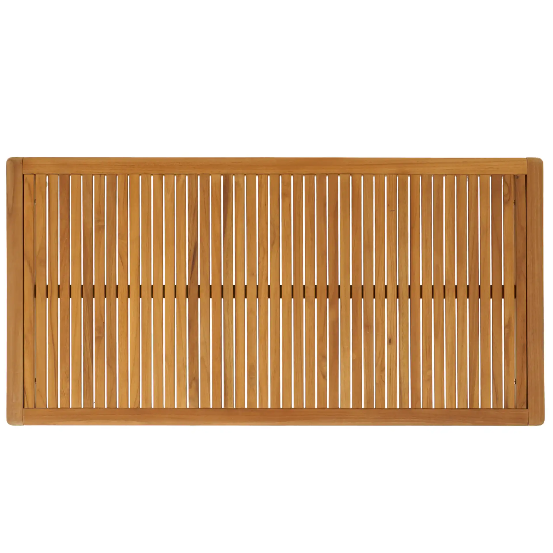 Tortuga Patio Coffee Table in Natural, detail view