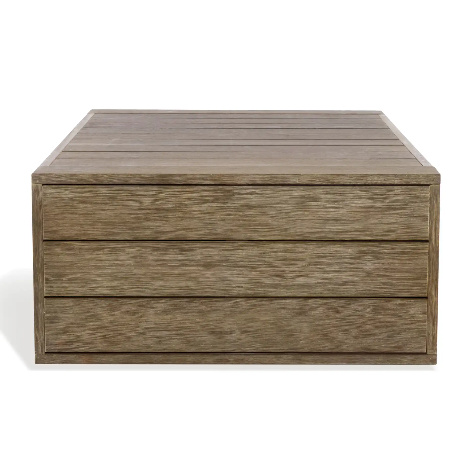 Santiago Patio Coffee Table in Natural, detail view