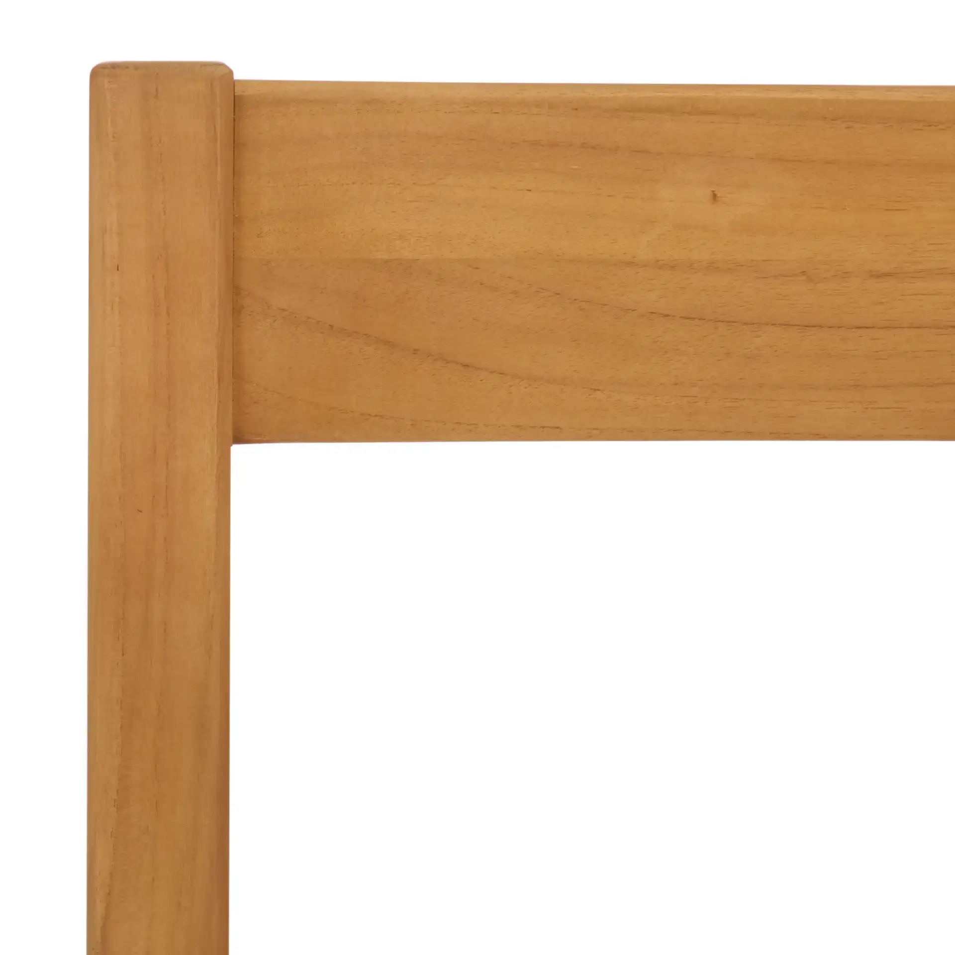 Mayaguana Teak Dining Chair (Set of 2) in Natural / White in a styled room