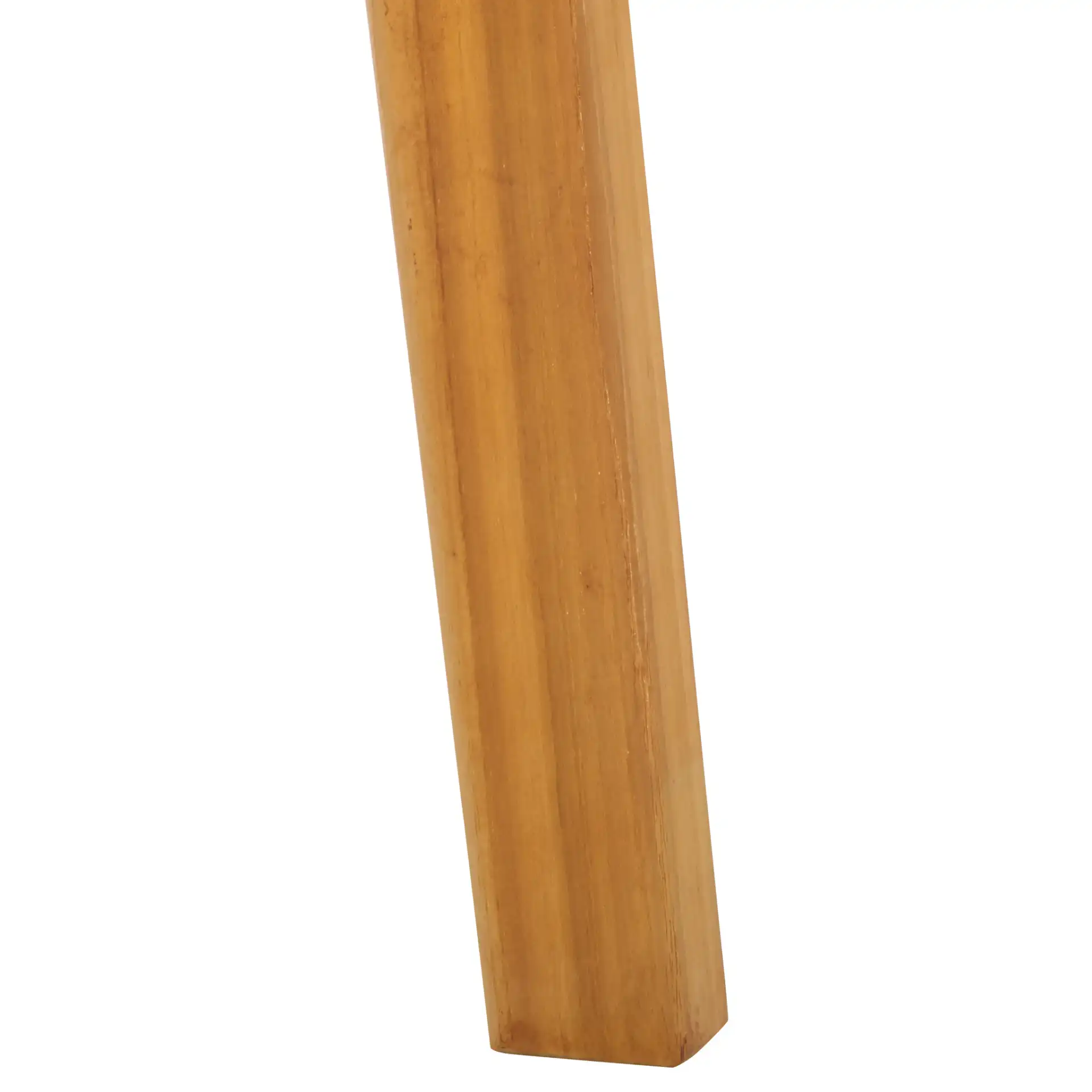 Mayaguana Teak Dining Table in Natural, detail view