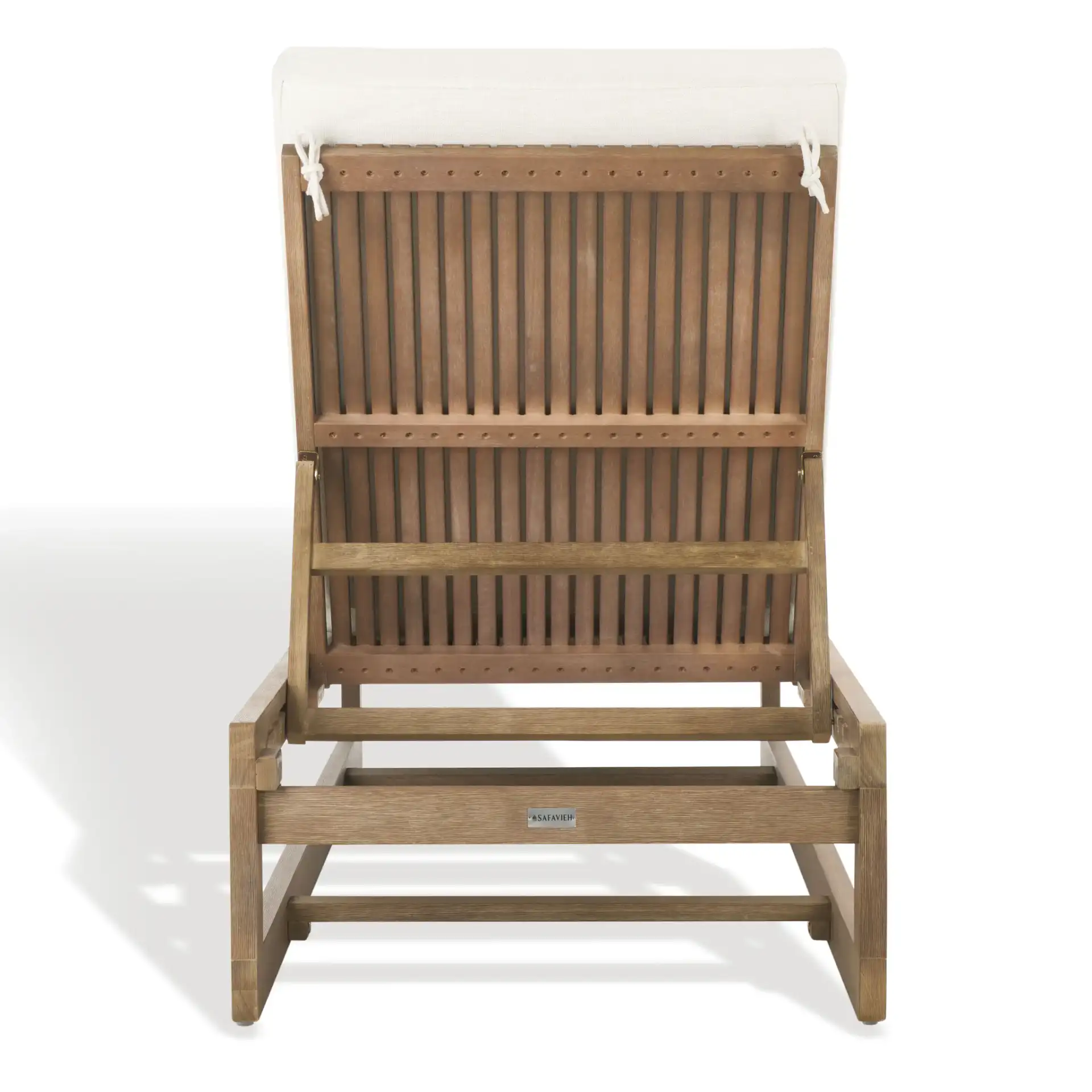Saint Vincent Chaise Lounge in Natural / Beige, detail view