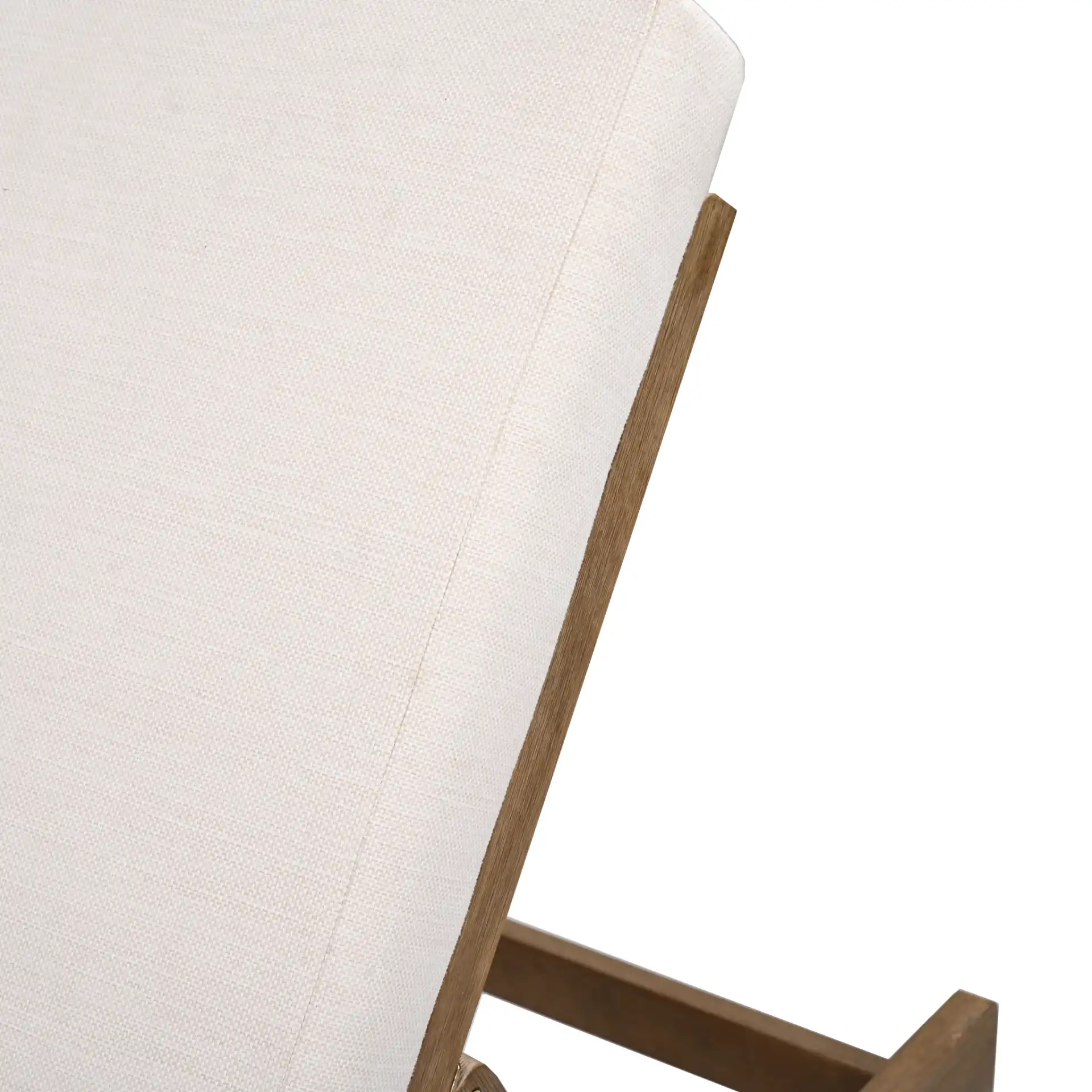 Saint Vincent Chaise Lounge in Natural / Beige in a styled room