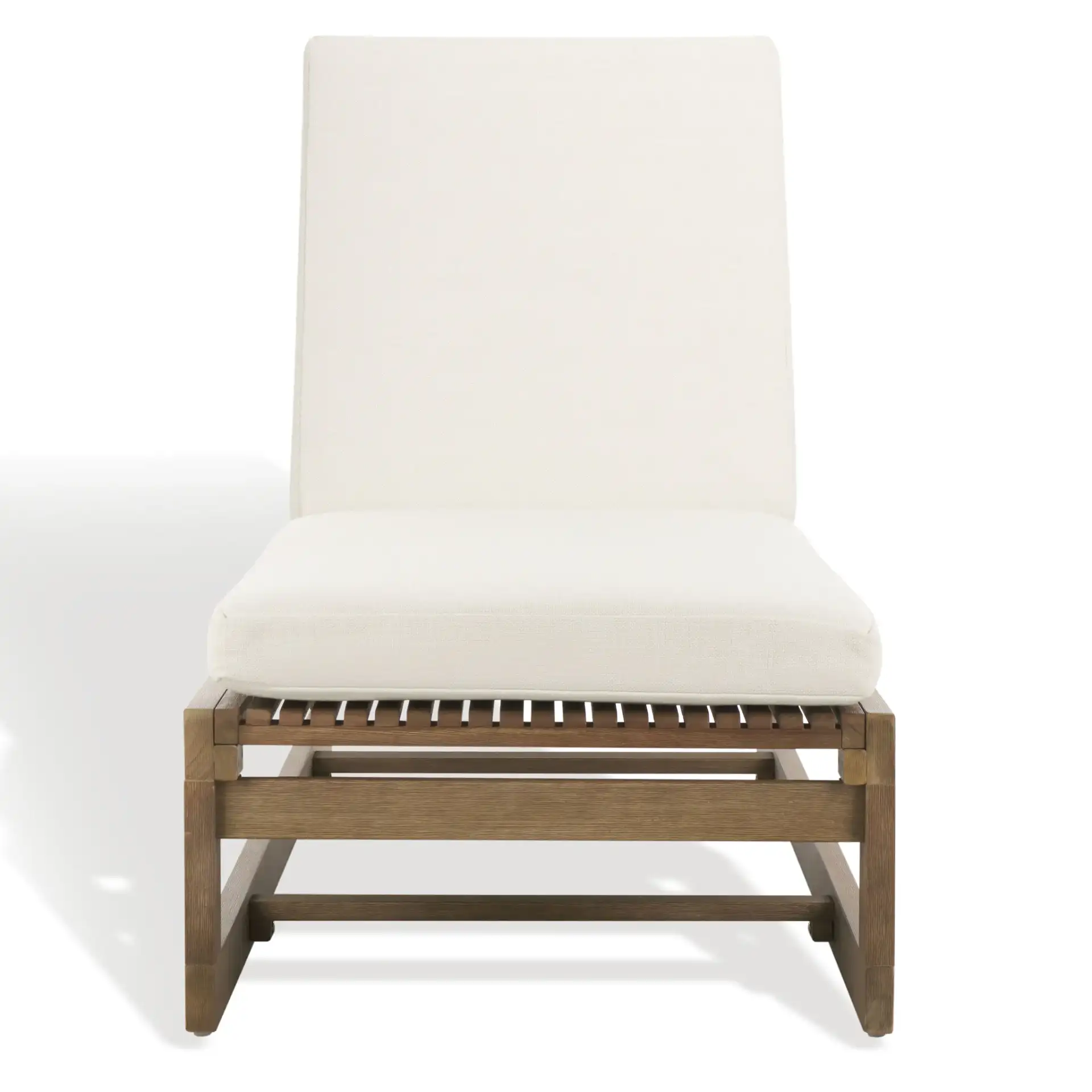 Saint Vincent Chaise Lounge in Natural / Beige, detail view