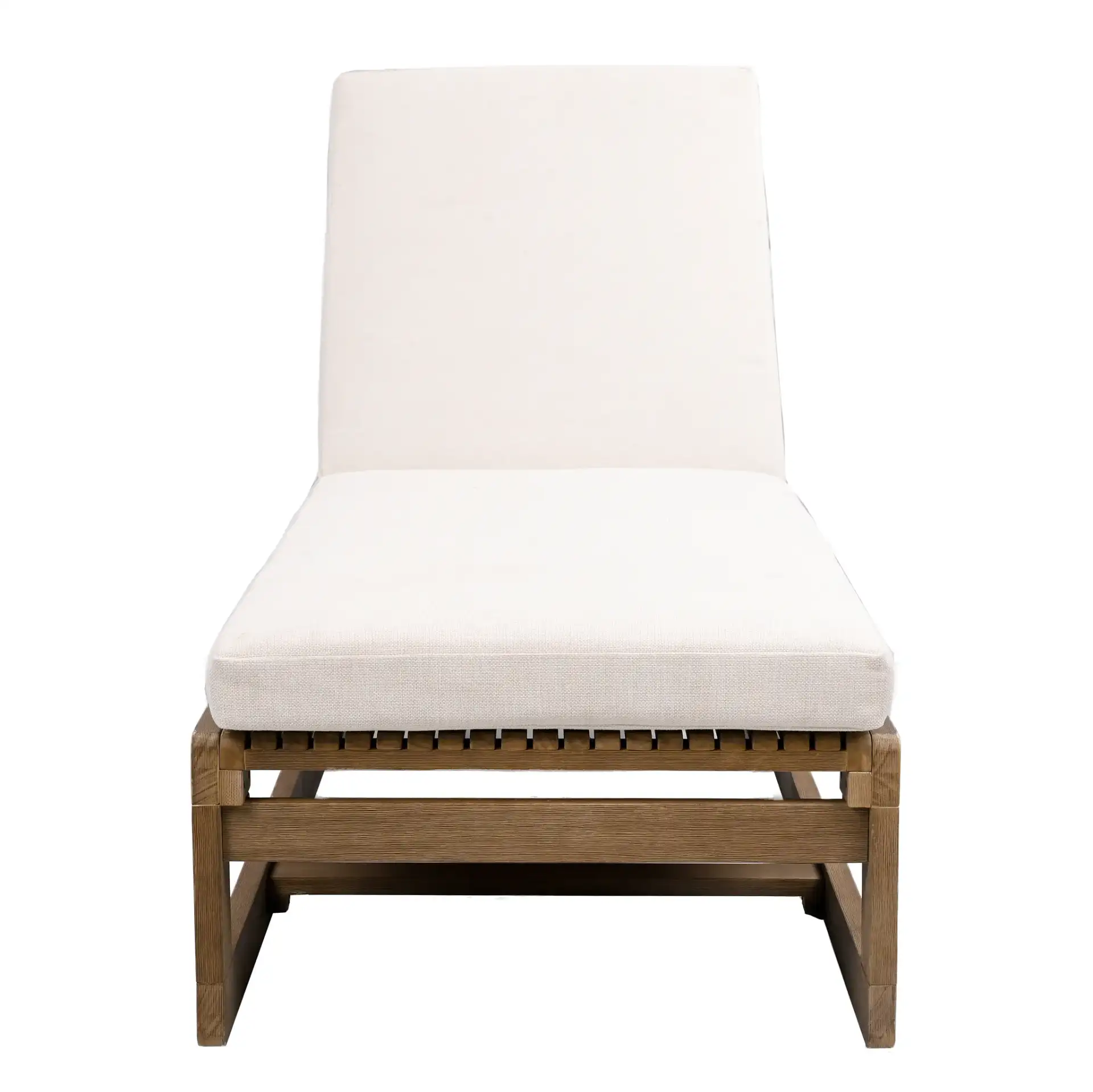 Saint Vincent Chaise Lounge in Natural / Beige, detail view