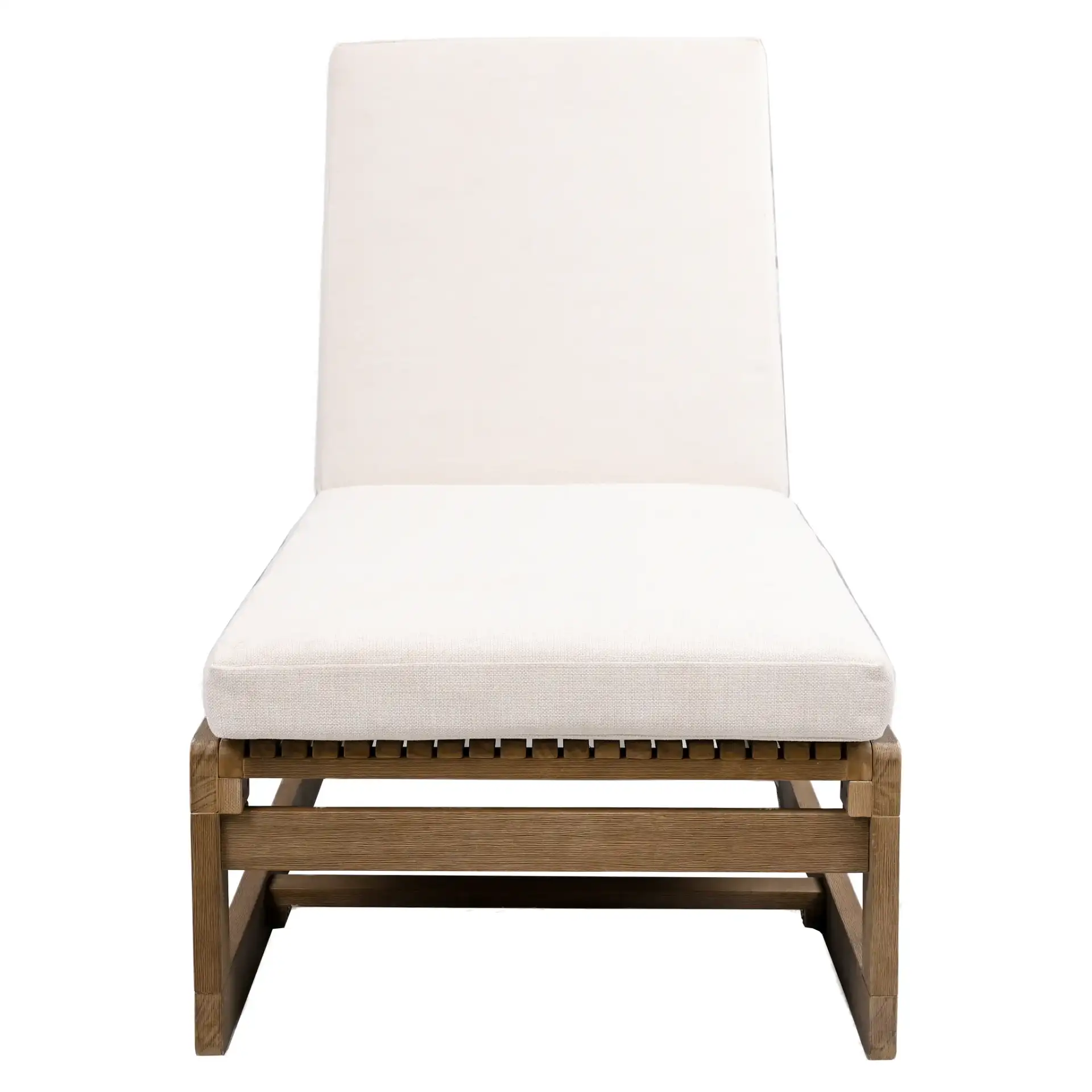 Saint Vincent Chaise Lounge in Natural / Beige, detail view
