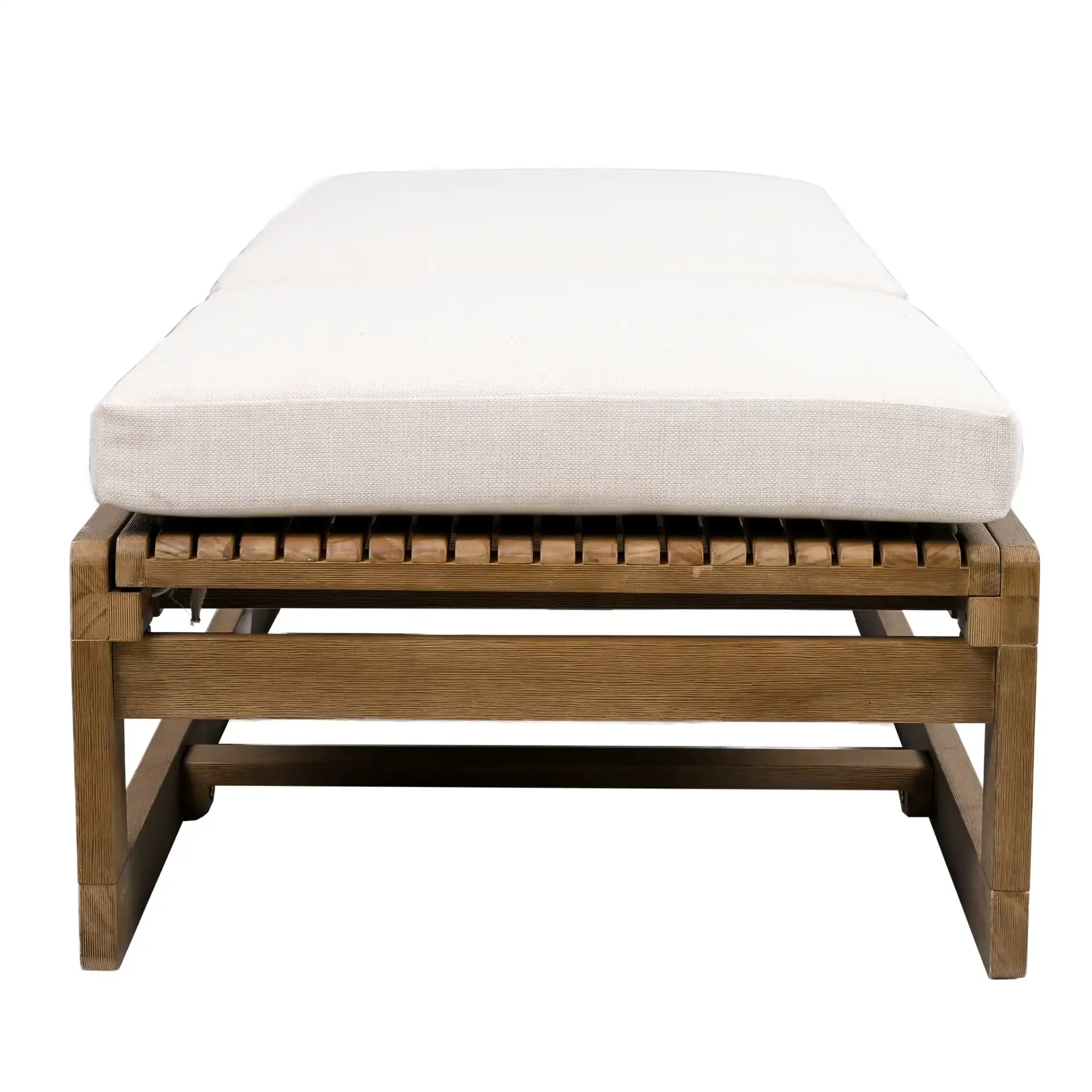 Saint Vincent Chaise Lounge in Natural / Beige, detail view