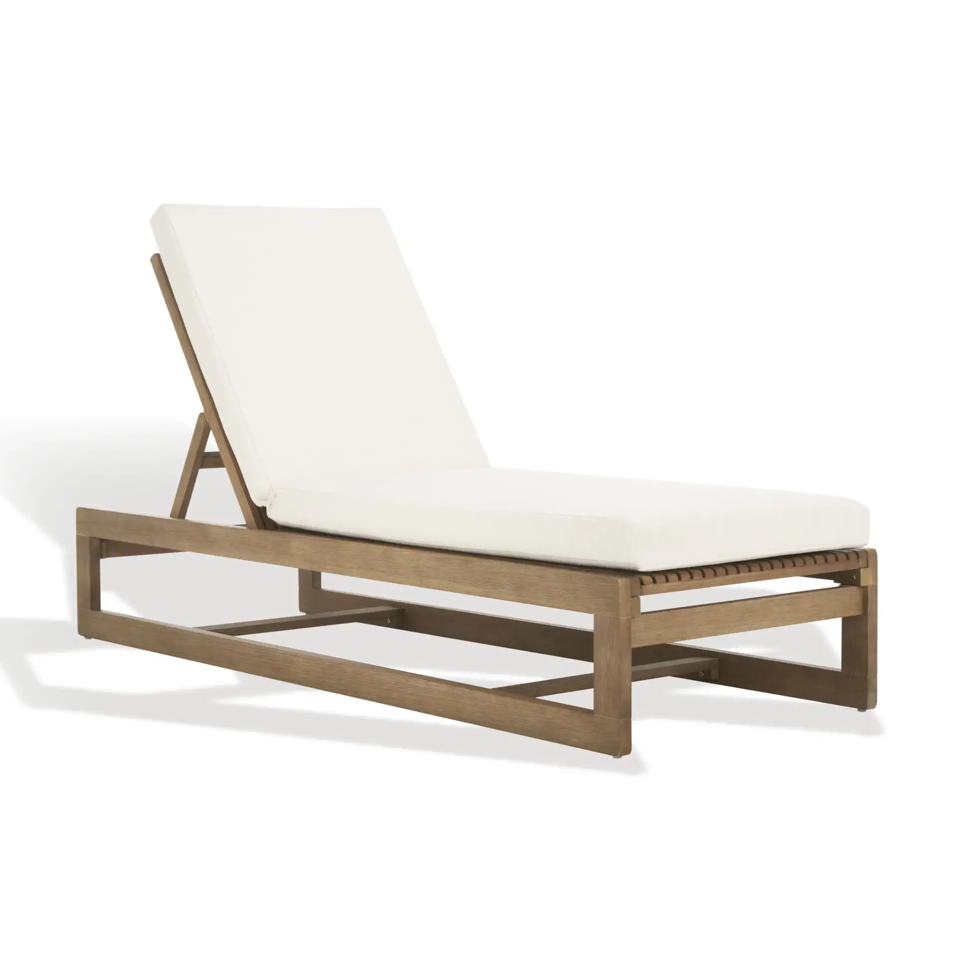 Saint Vincent Chaise Lounge in Natural / Beige