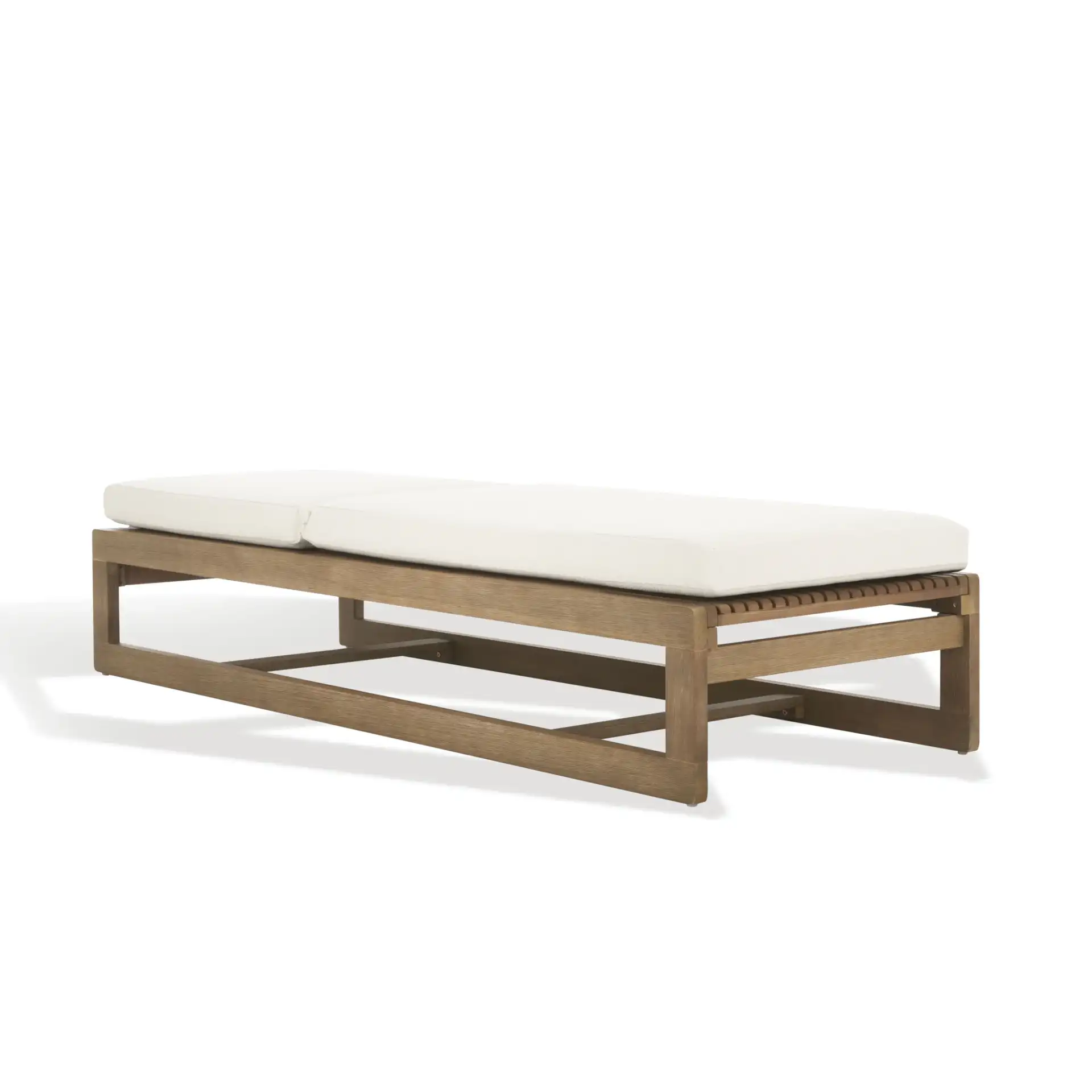 Saint Vincent Chaise Lounge in Natural / Beige, detail view