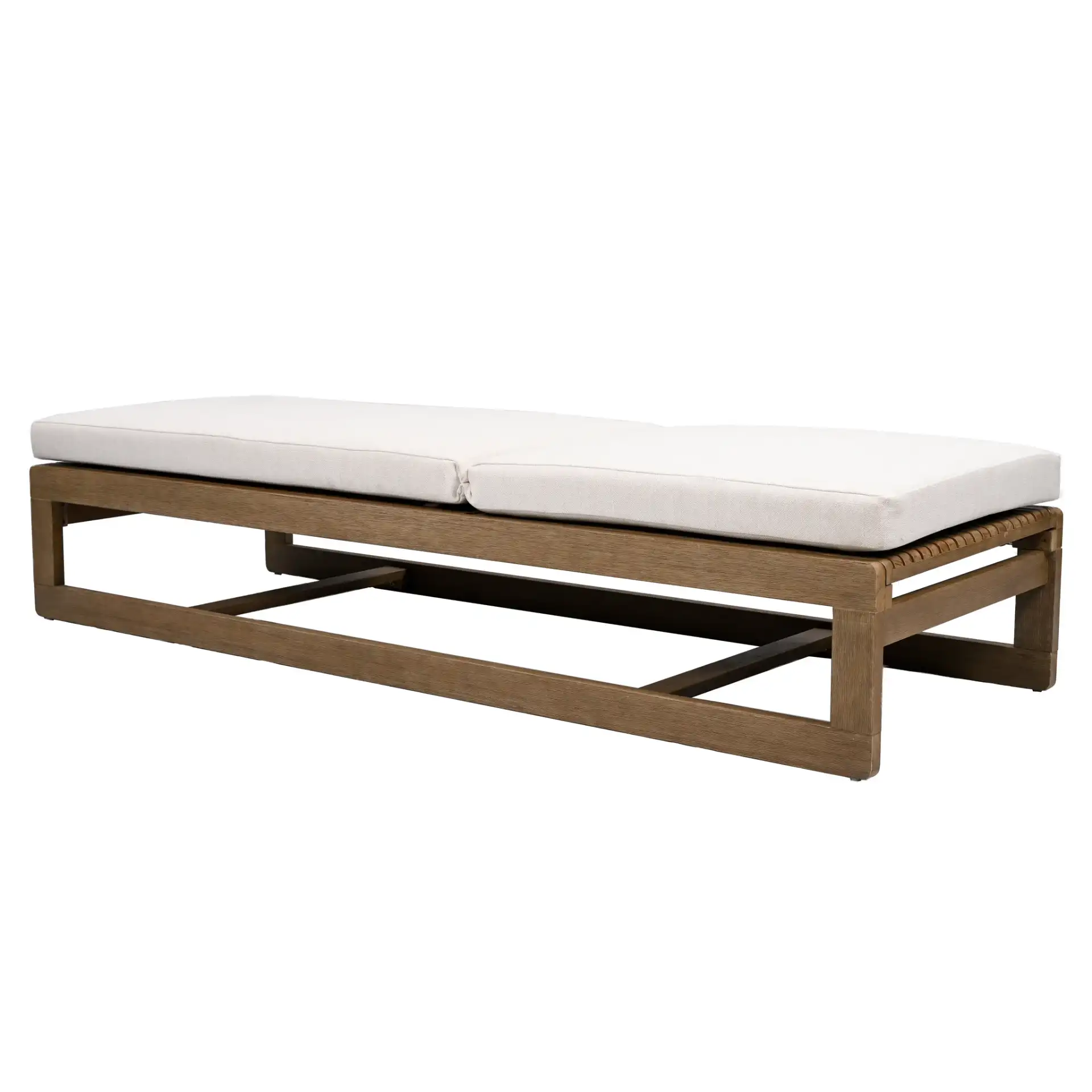 Saint Vincent Chaise Lounge in Natural / Beige, detail view