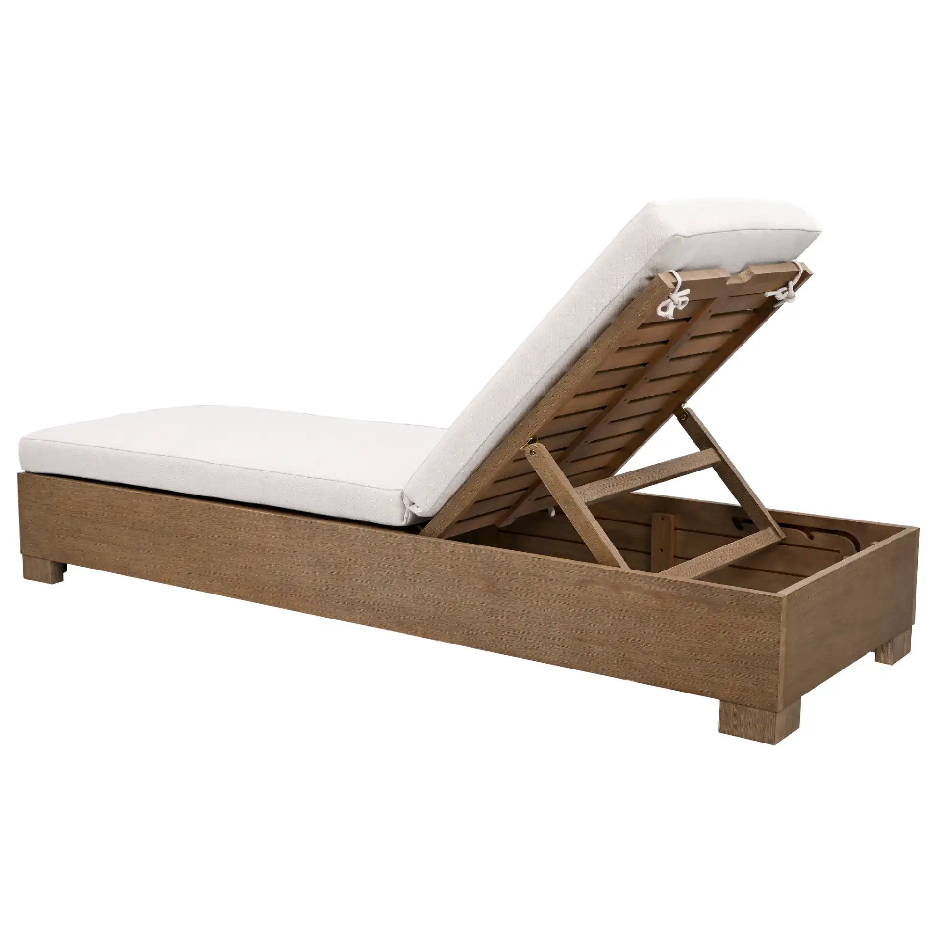Blanquilla Chaise Lounge in Natural / Beige, detail view