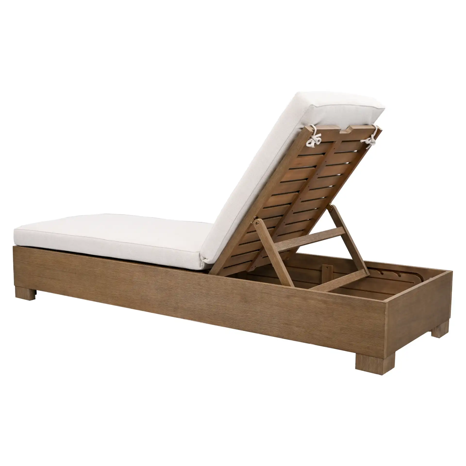 Blanquilla Chaise Lounge in Natural / Beige, detail view