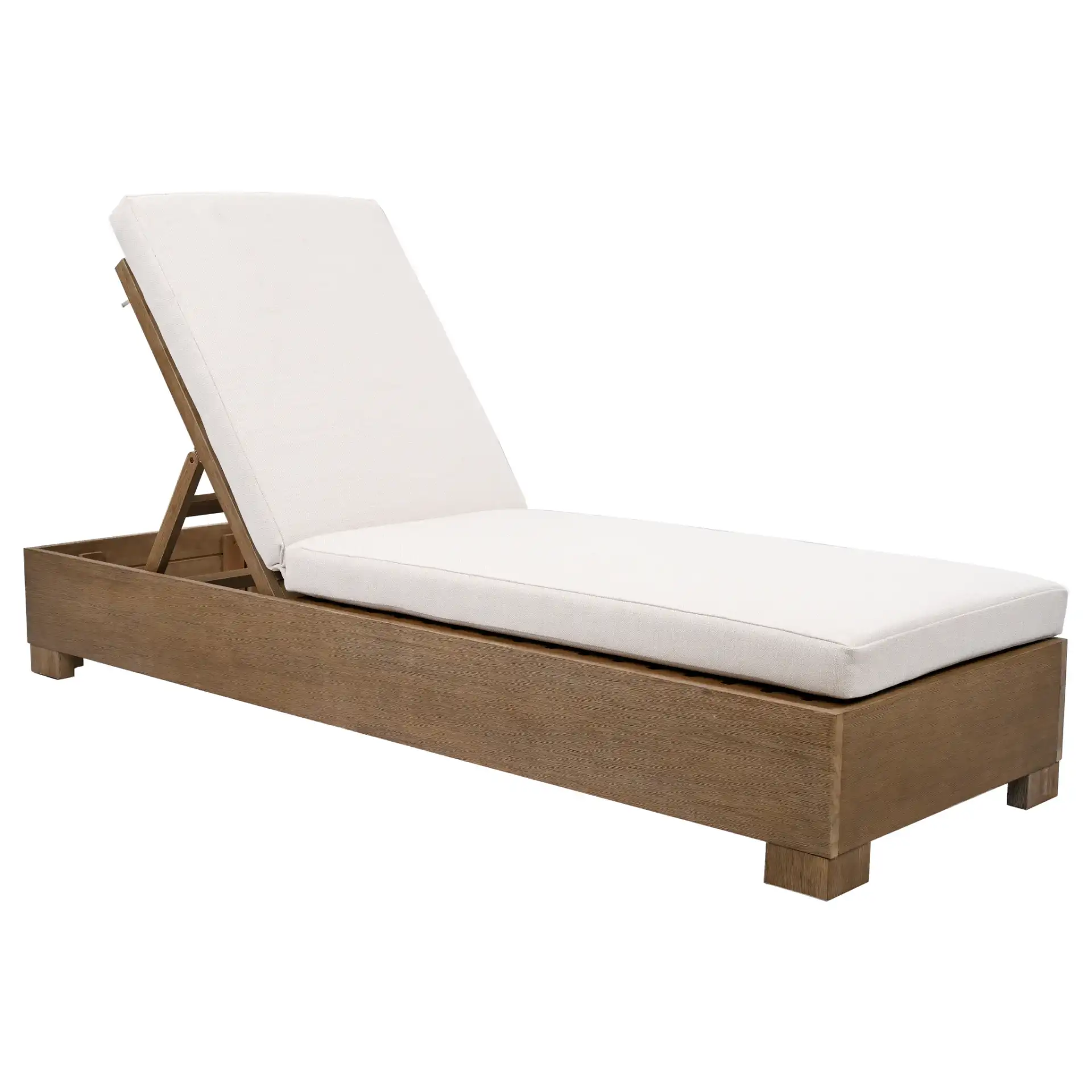 Blanquilla Chaise Lounge in Natural / Beige, detail view