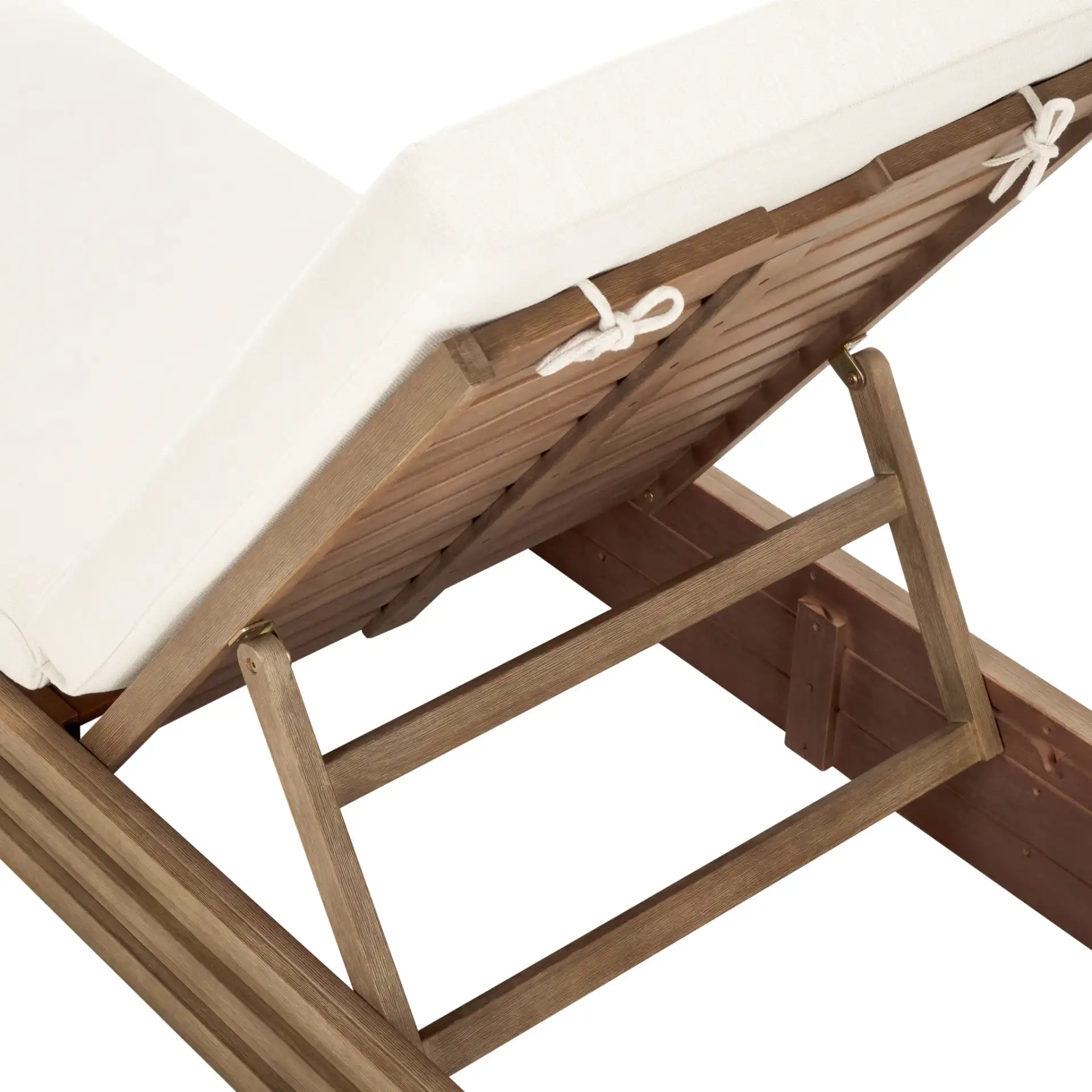 Barbados Chaise Lounge in Natural / Beige in a styled room