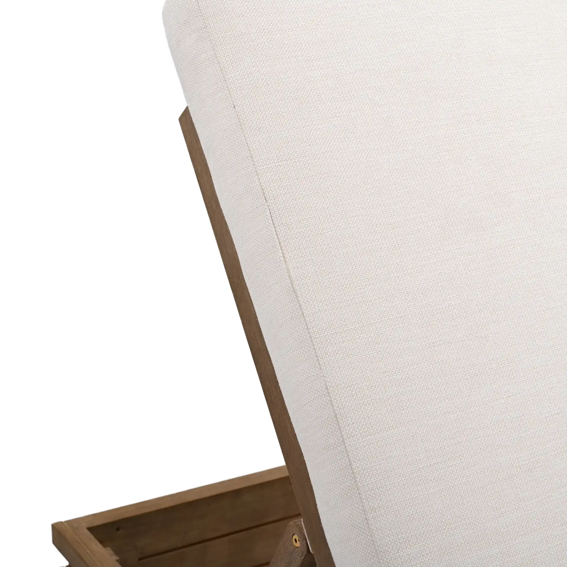Barbados Chaise Lounge in Natural / Beige in a styled room