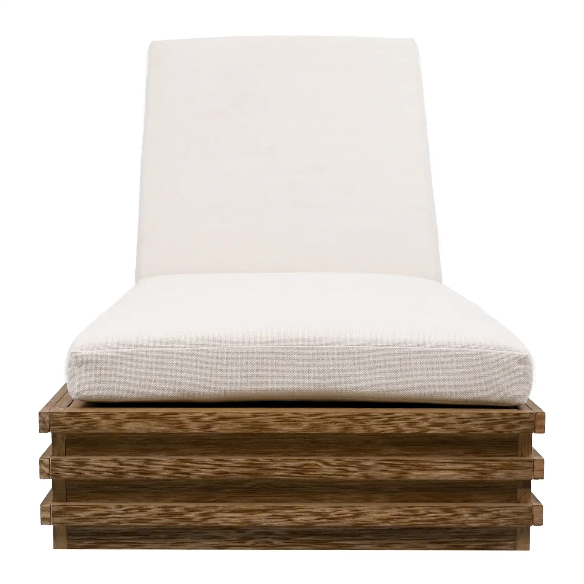 Barbados Chaise Lounge in Natural / Beige, detail view