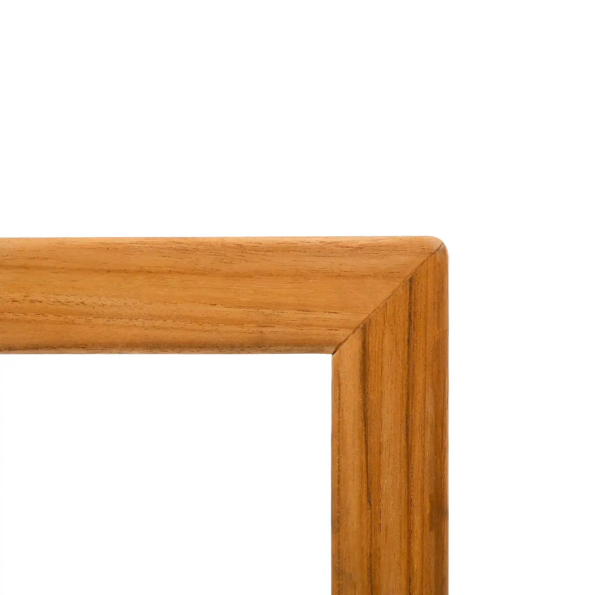 Samoa Teak Patio Accent Table in Natural in a styled room